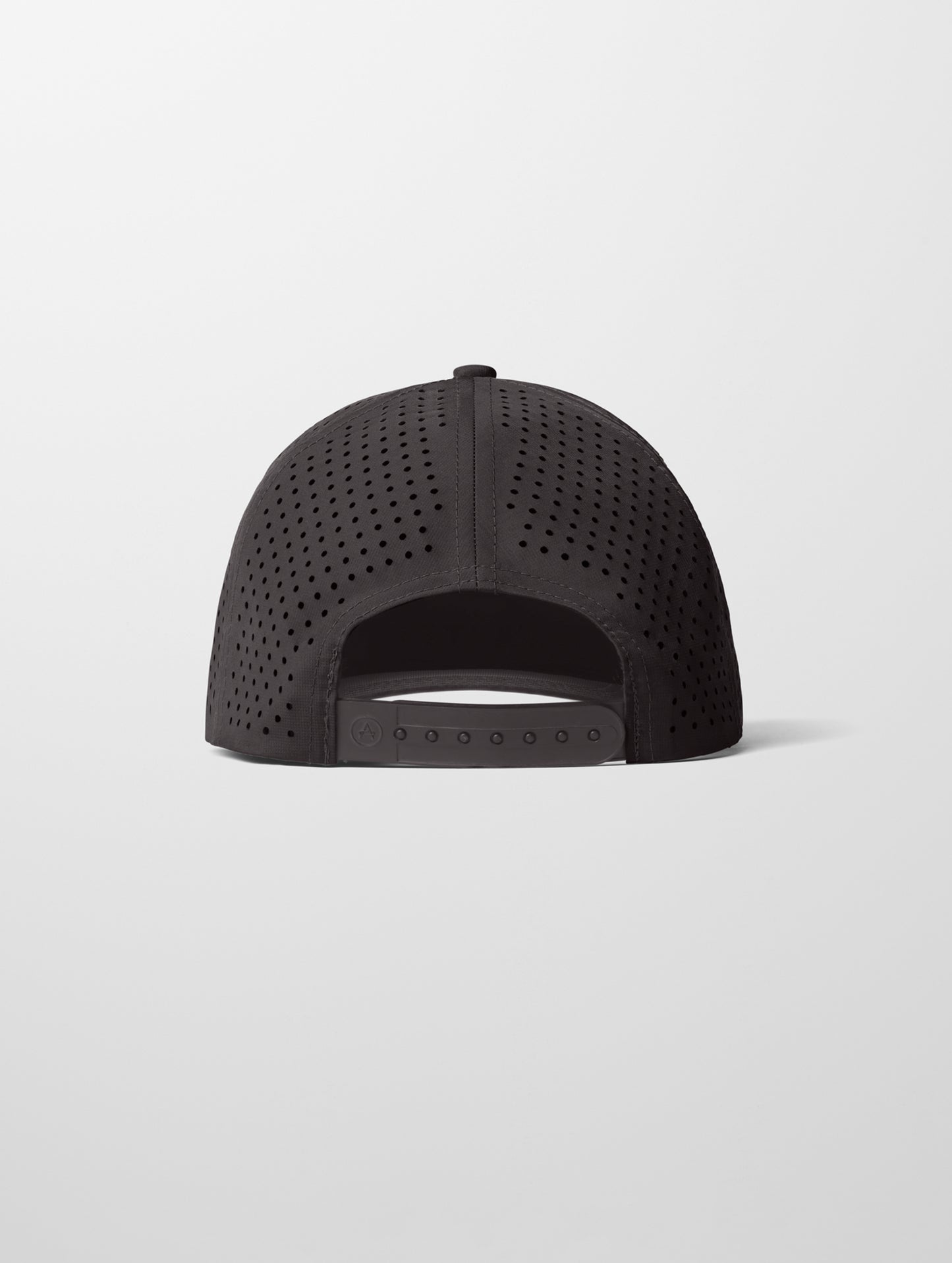 Rear view of Adventure Mesh Hat in Onyx Black from AETHER Apparel.