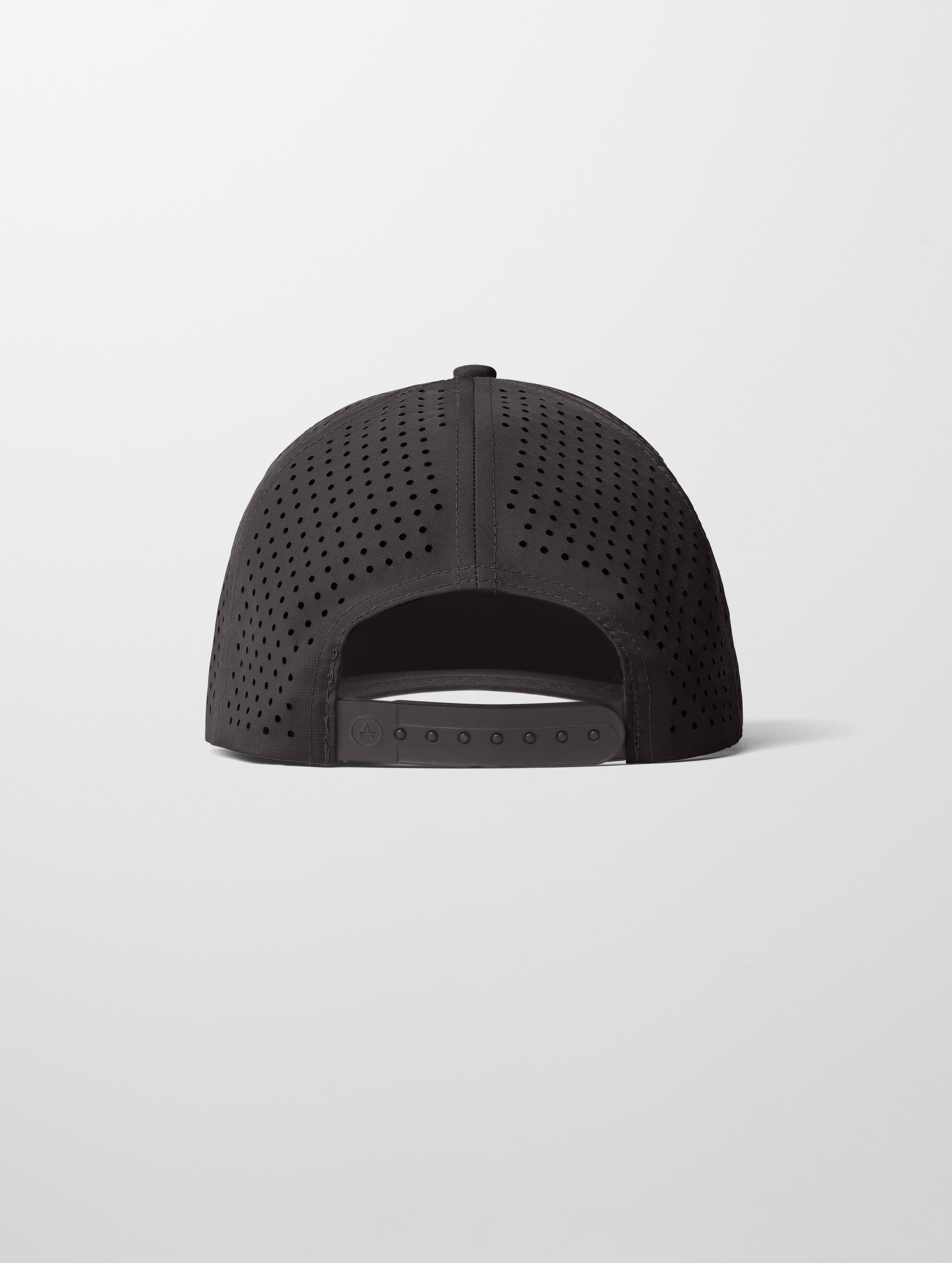 Rear view of Adventure Mesh Hat in Onyx Black from AETHER Apparel.