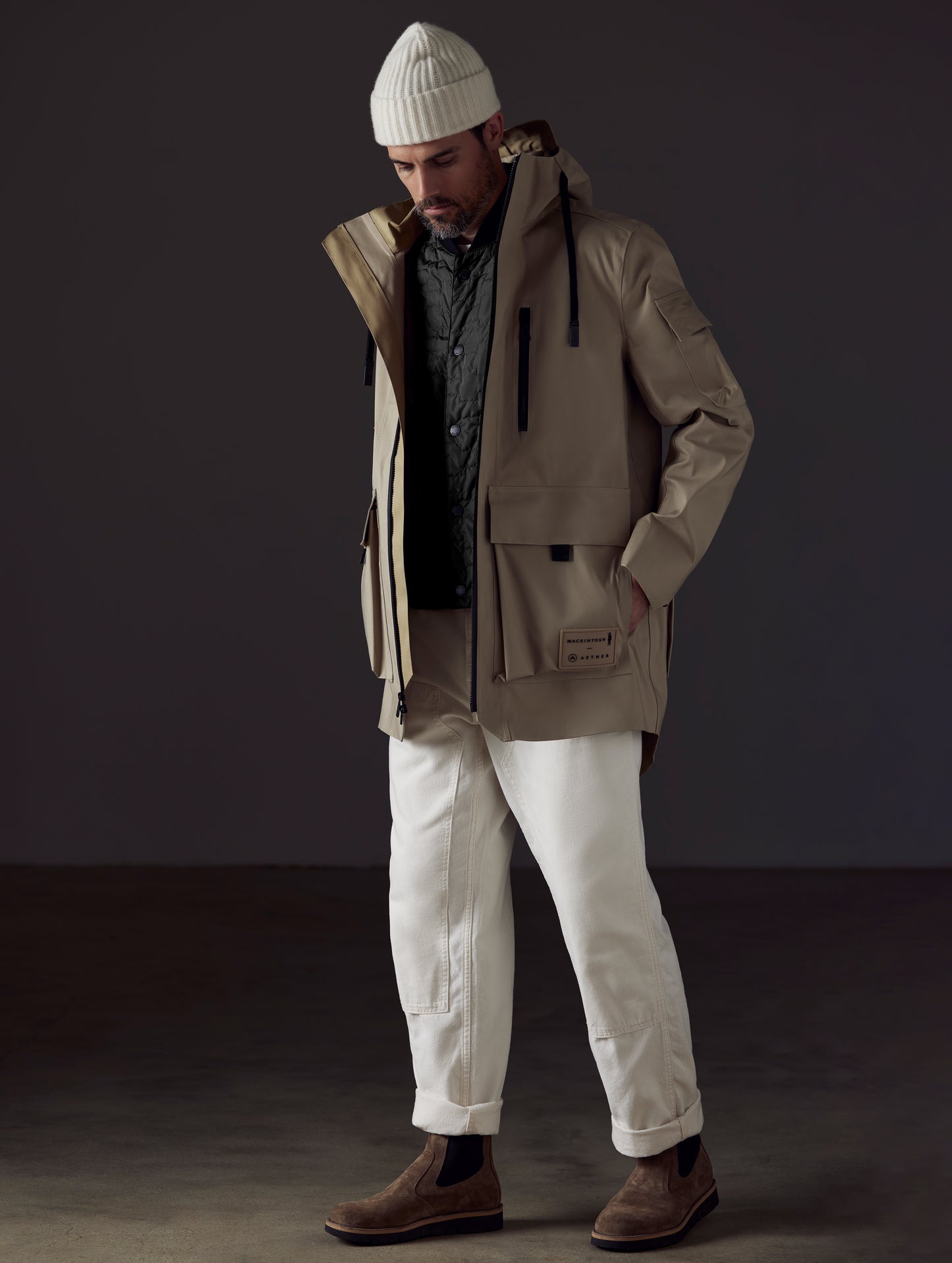AETHER + Mackintosh Field Parka - Fawn