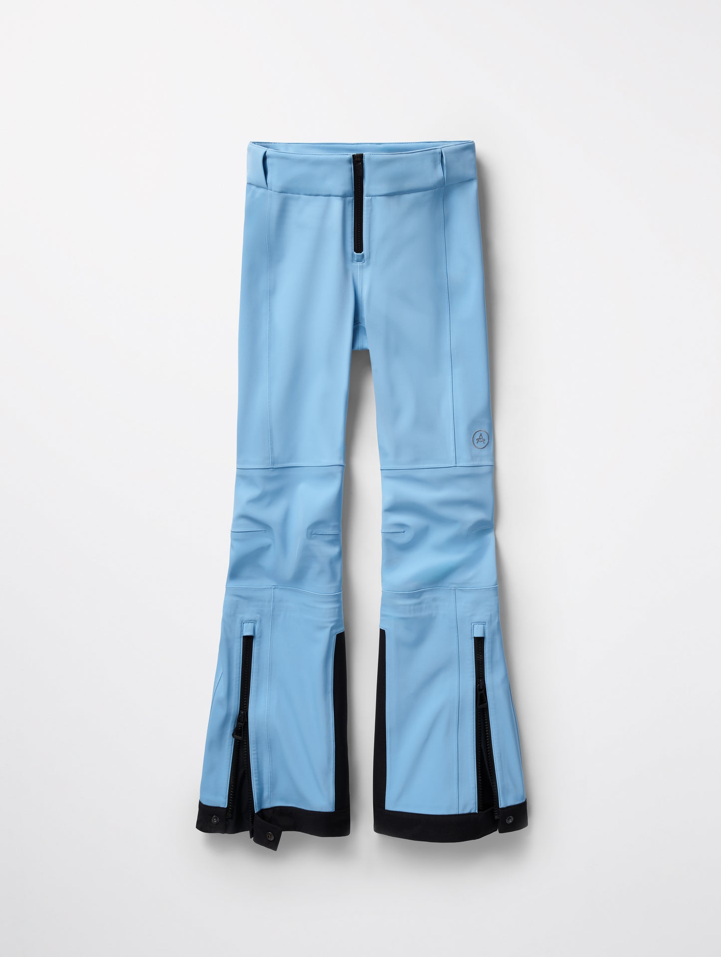 Flat lay of women’s Descent Pant in Atlas Blue from AETHER Apparel.