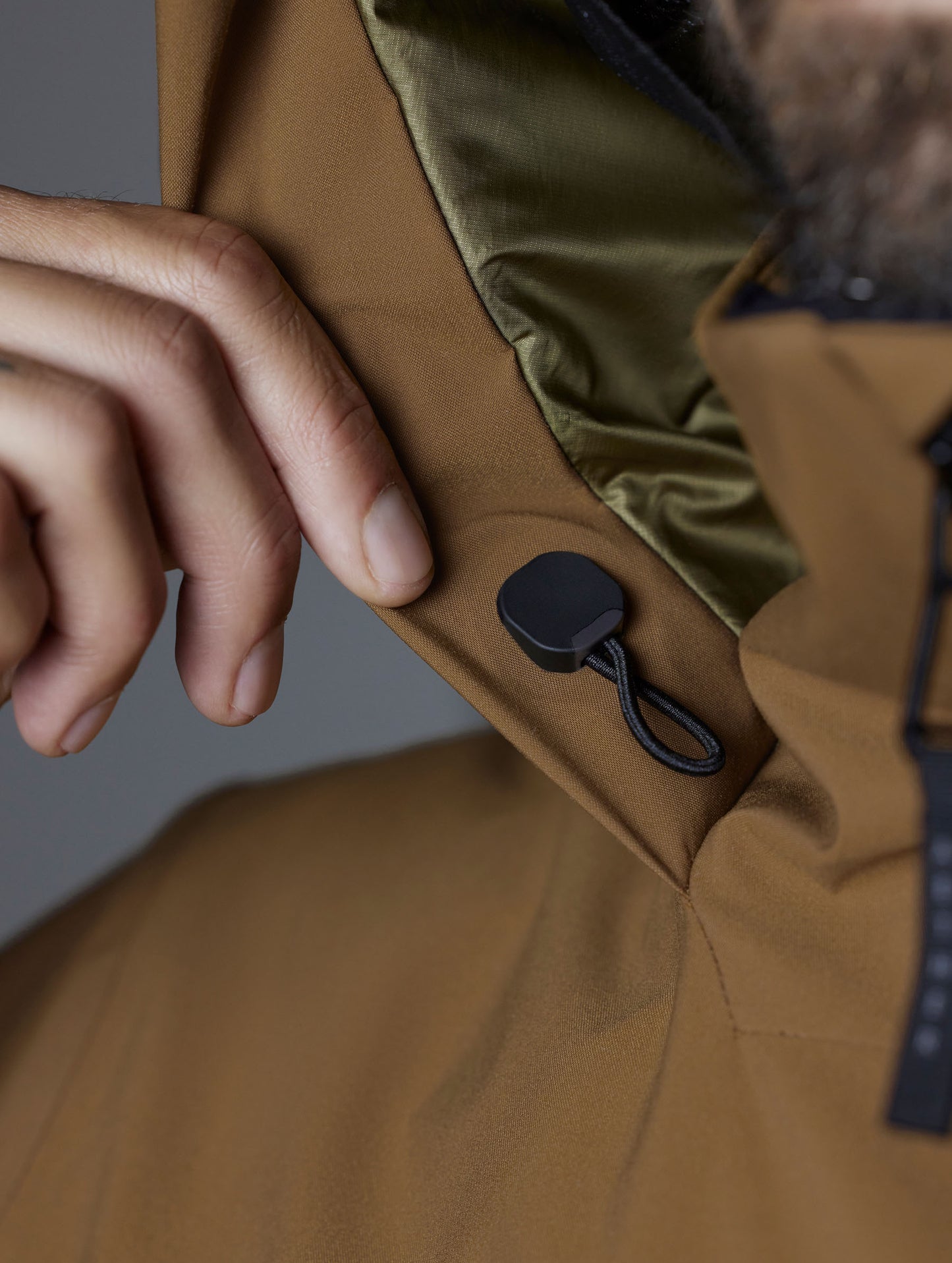 Brighton Insulated Snow Jacket - Rubber Brown