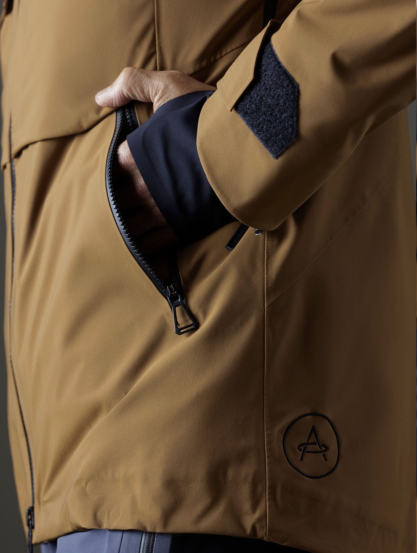 Brighton Insulated Snow Jacket - Rubber Brown