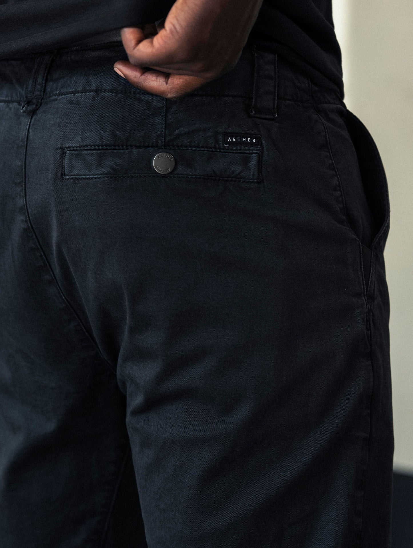Gabriel Articulated Chino Stretch - Tarmac Black