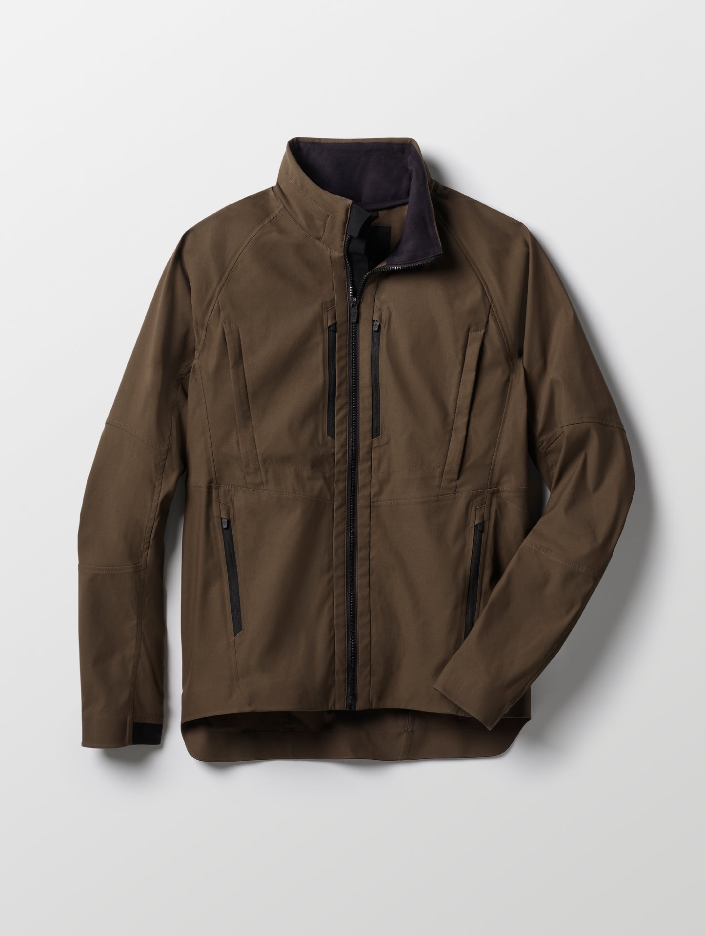 Flat lay of Perth Vented Jacket in Cadet Green from AETHER Apparel.