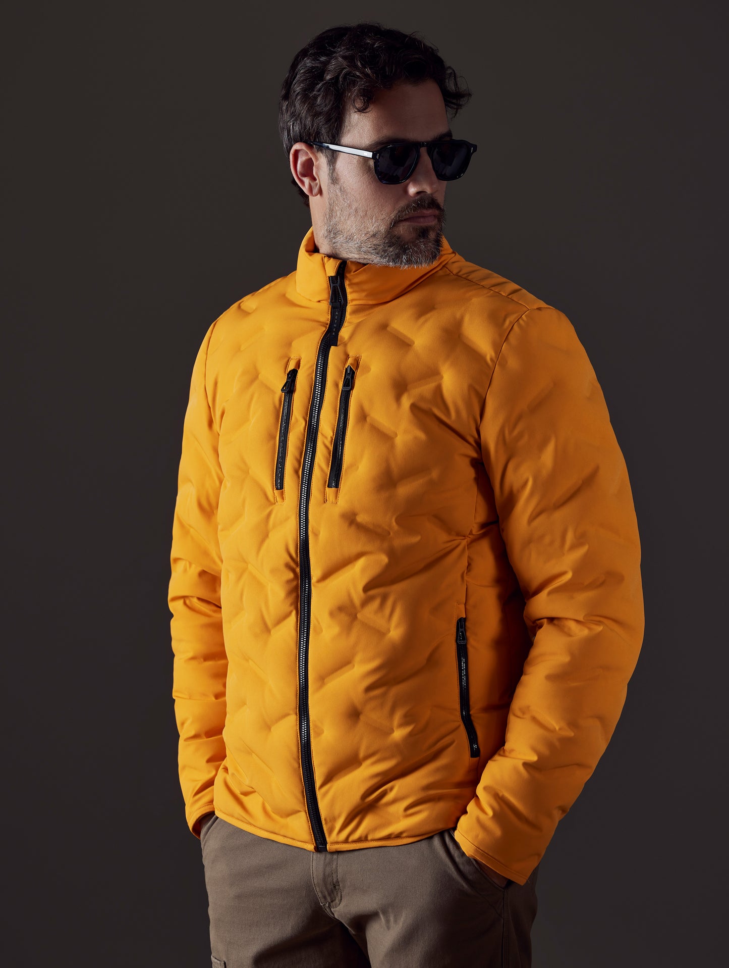 Rex Down Jacket - Midas Orange