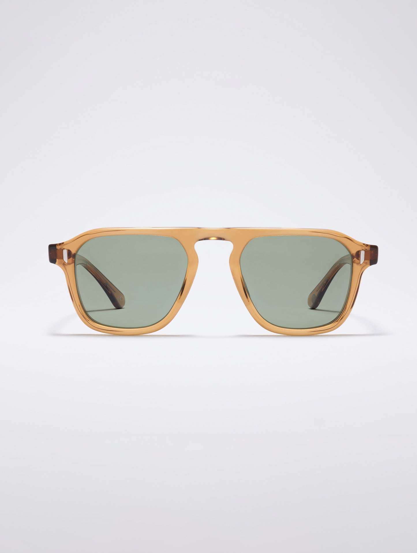 Front view of Sequoia Sunglass in Whiskey with G15 Lens from AETHER Apparel.