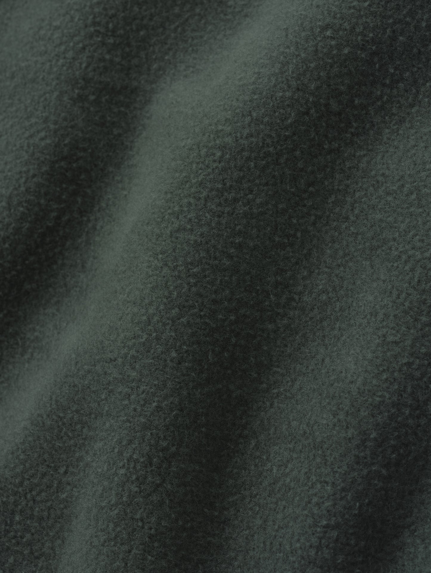 Closeup detailed view of the fabric on the Ayla Crewneck Sweatshirt in Saville Green from AETHER Apparel.
