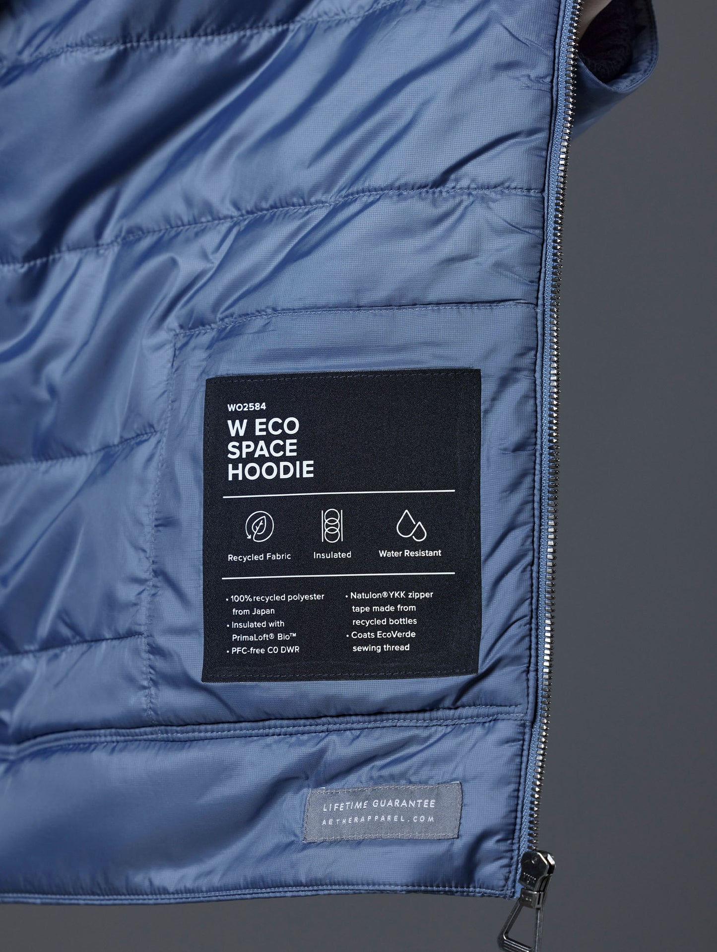 W Eco Space Hoodie - Onyx Black