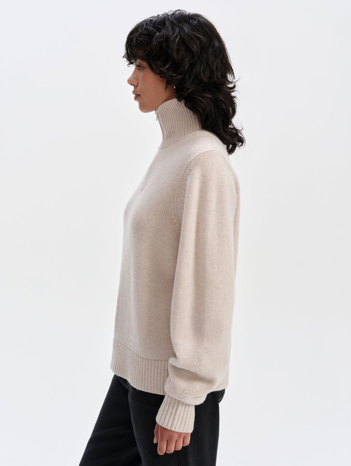 Haven Turtleneck Sweater - Bone