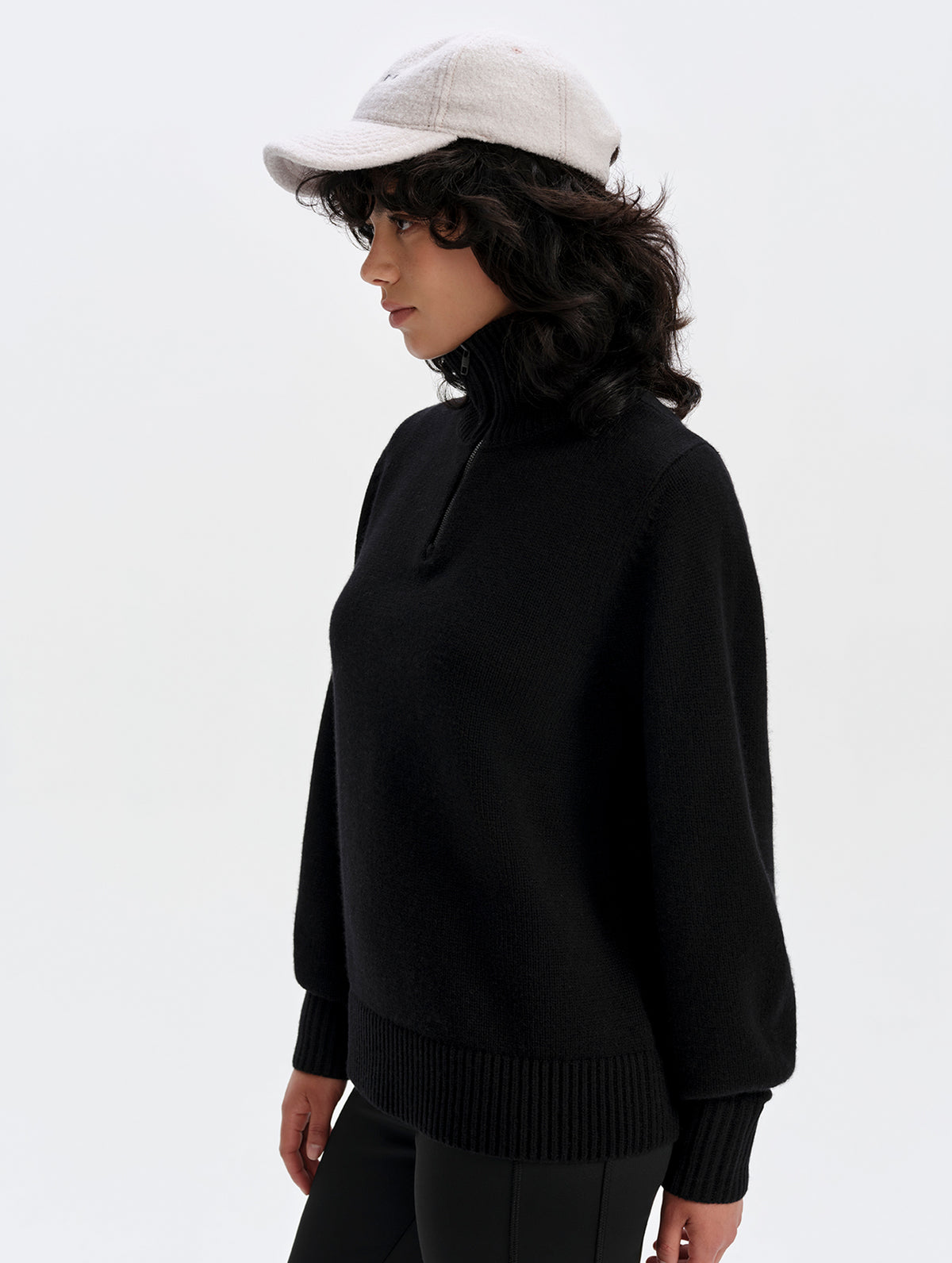Haven Turtleneck Sweater - Onyx Black
