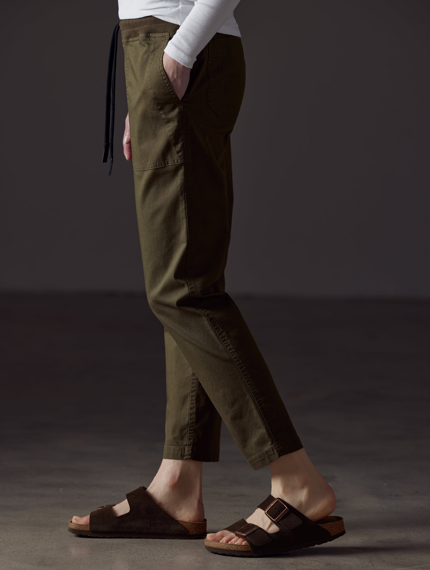 green cotton pant from AETHER Apparel