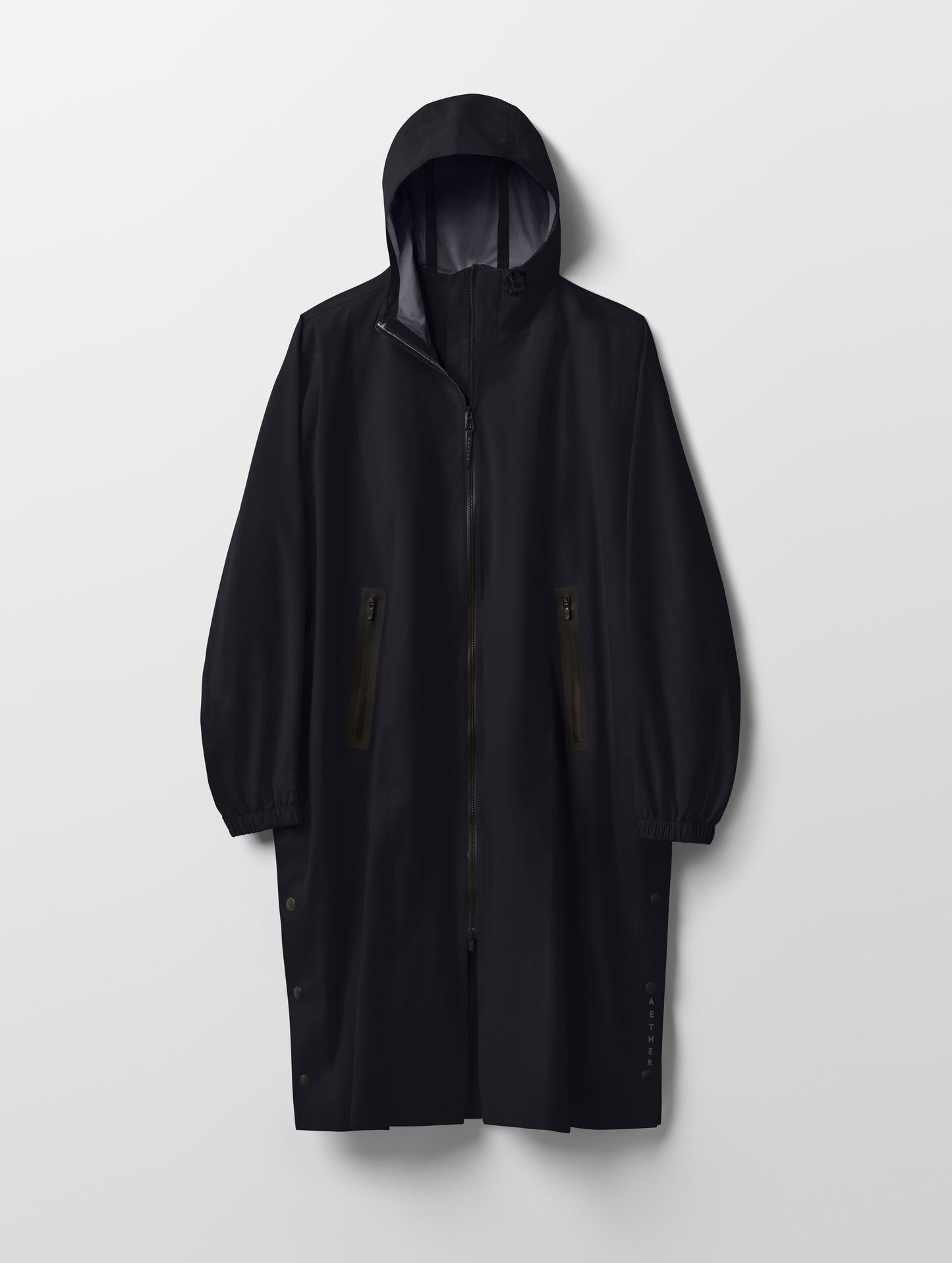 Kite Packable Rain Poncho - Onyx Black