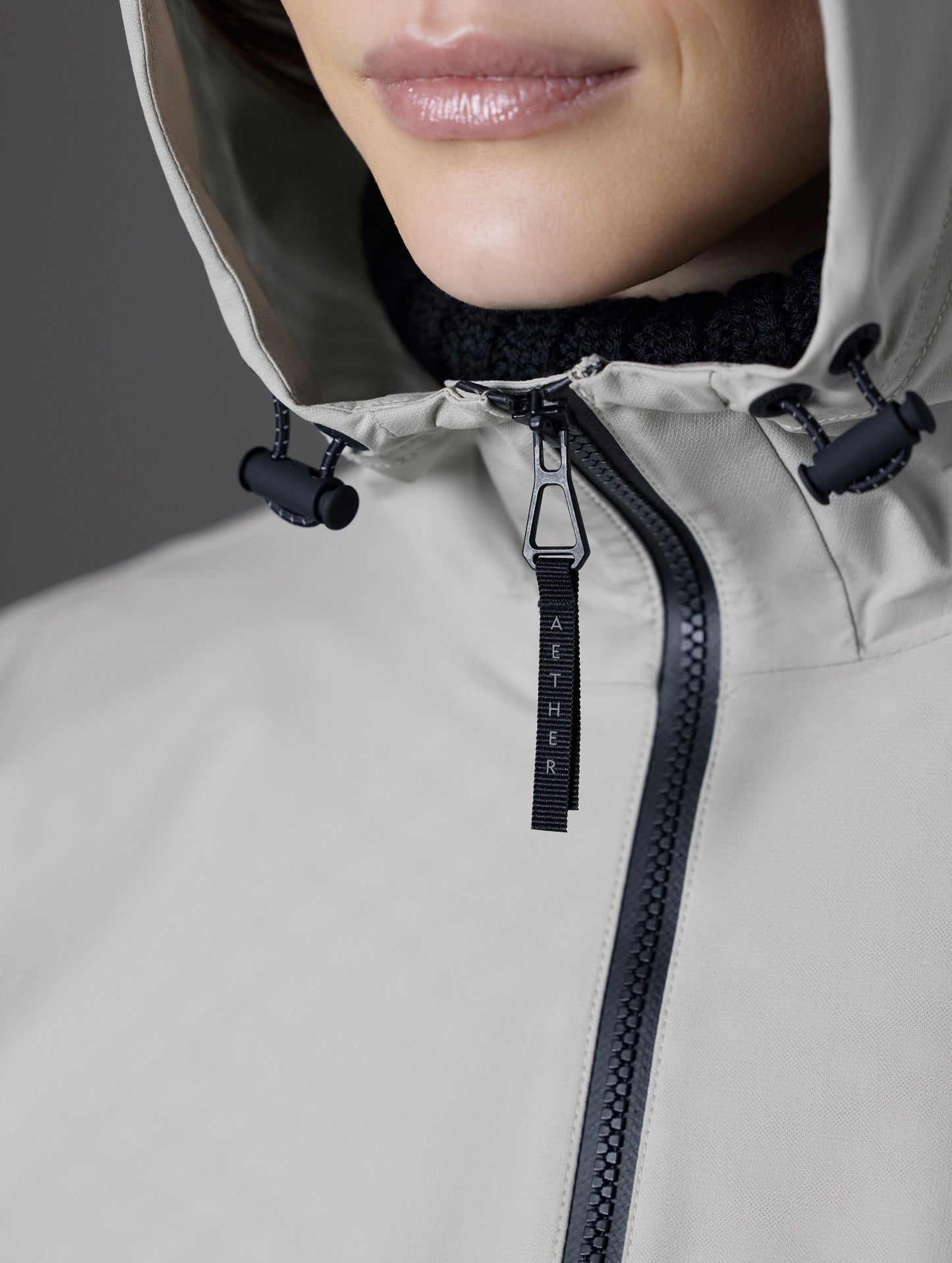 Kite Packable Rain Poncho - Stone Grey