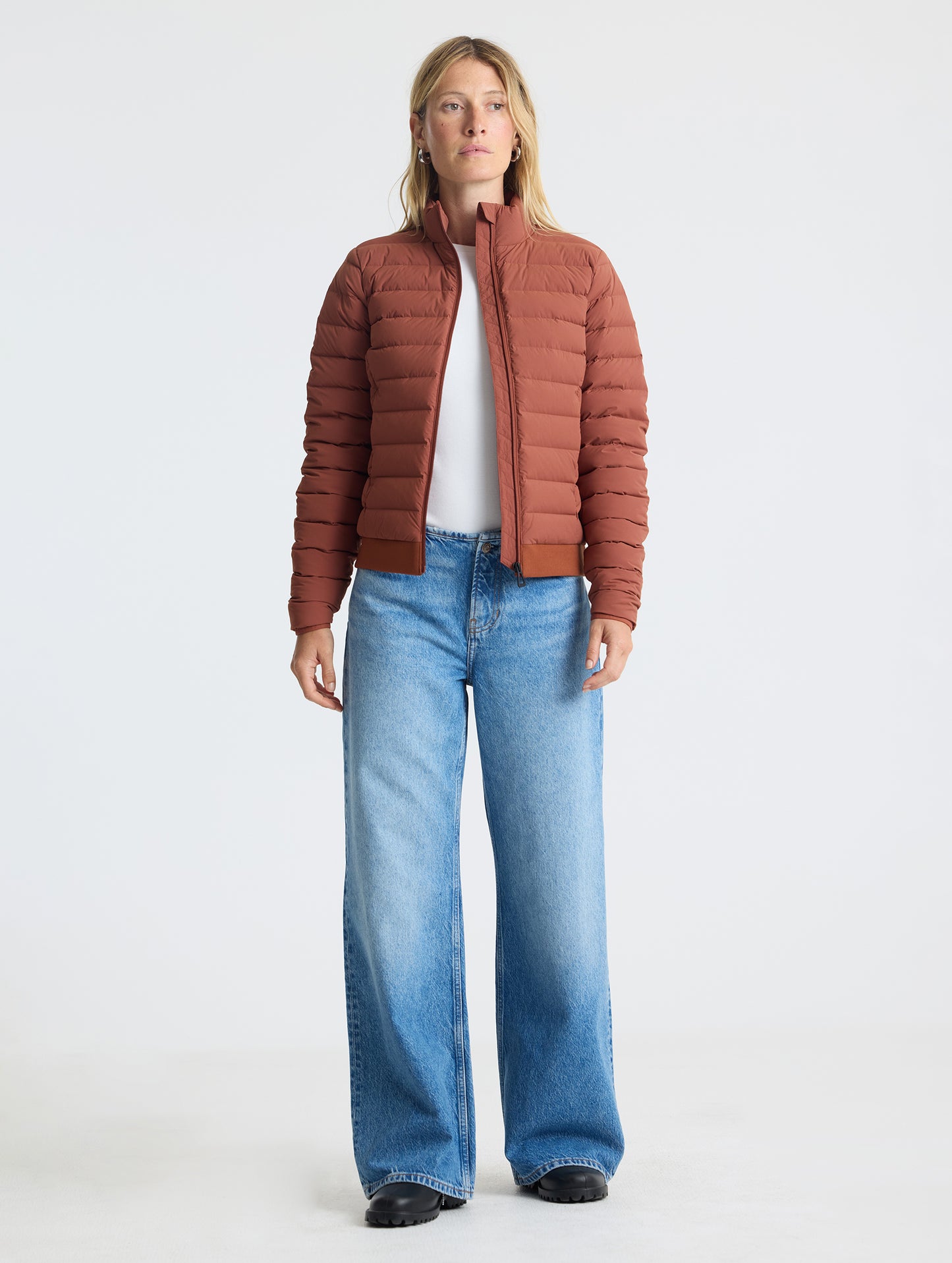 W Launch Full-Zip Jacket - Redwood Rust