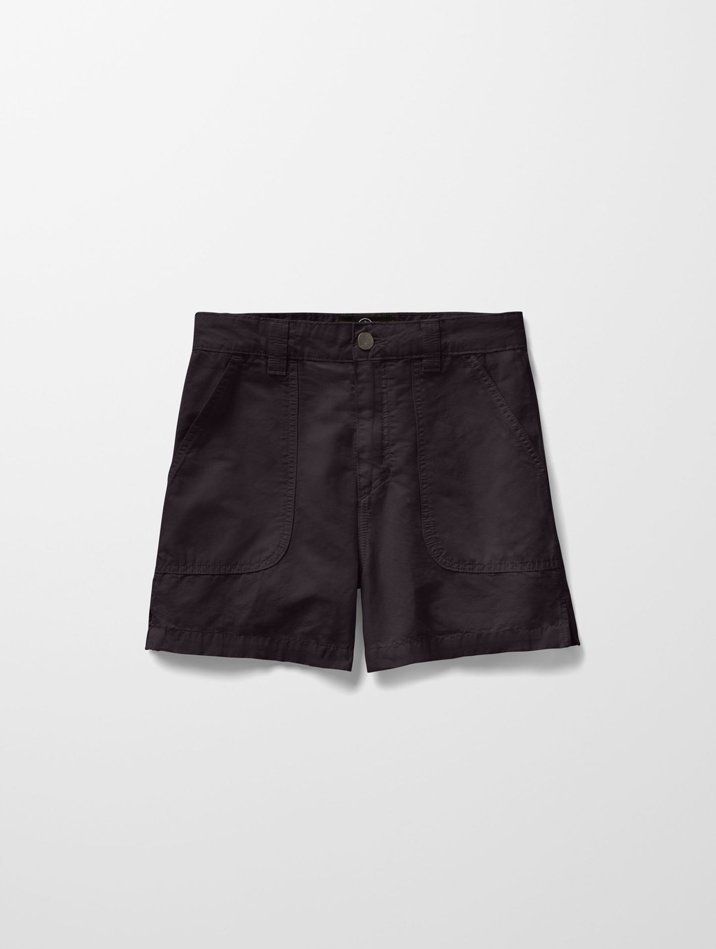Flat lay image of the Masai Safari Short in Onyx Black from AETHER Apparel.