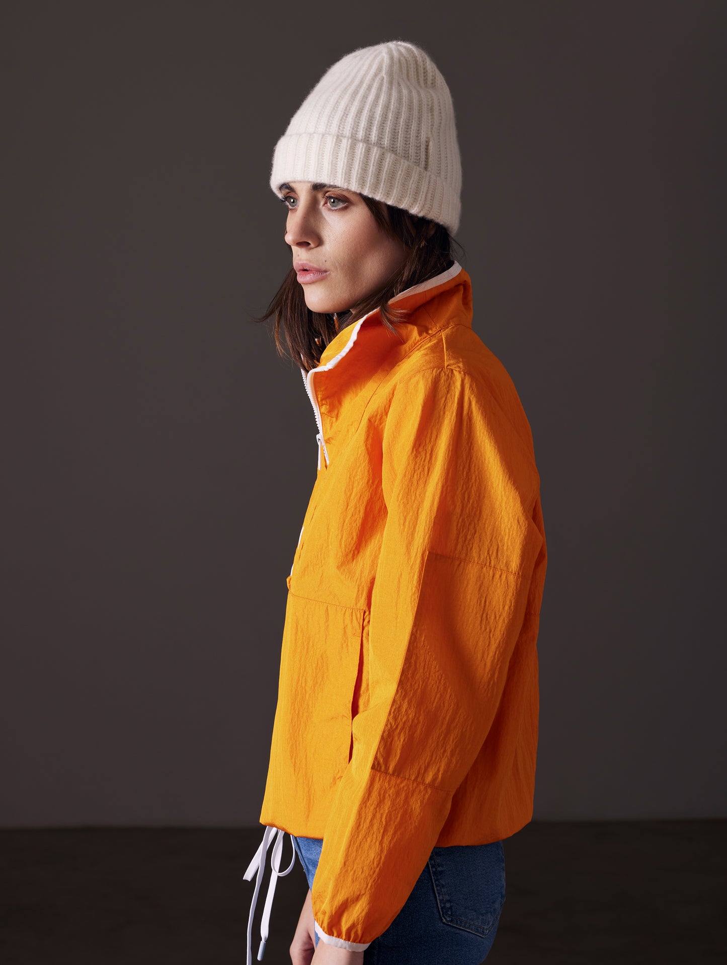 Topanga Lightweight Anorak - Midas Orange