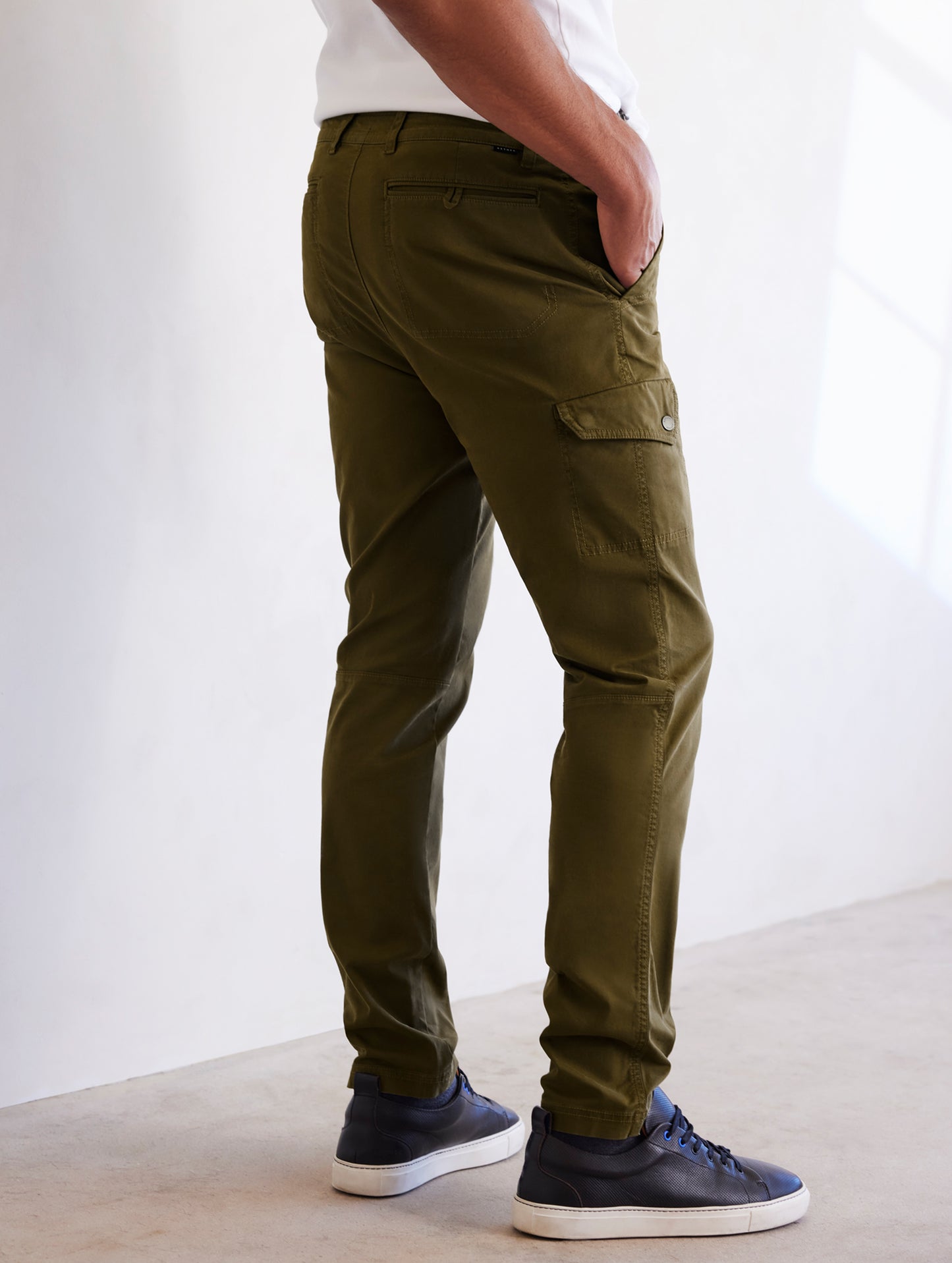 man wearing green pants from AETHER Apparel