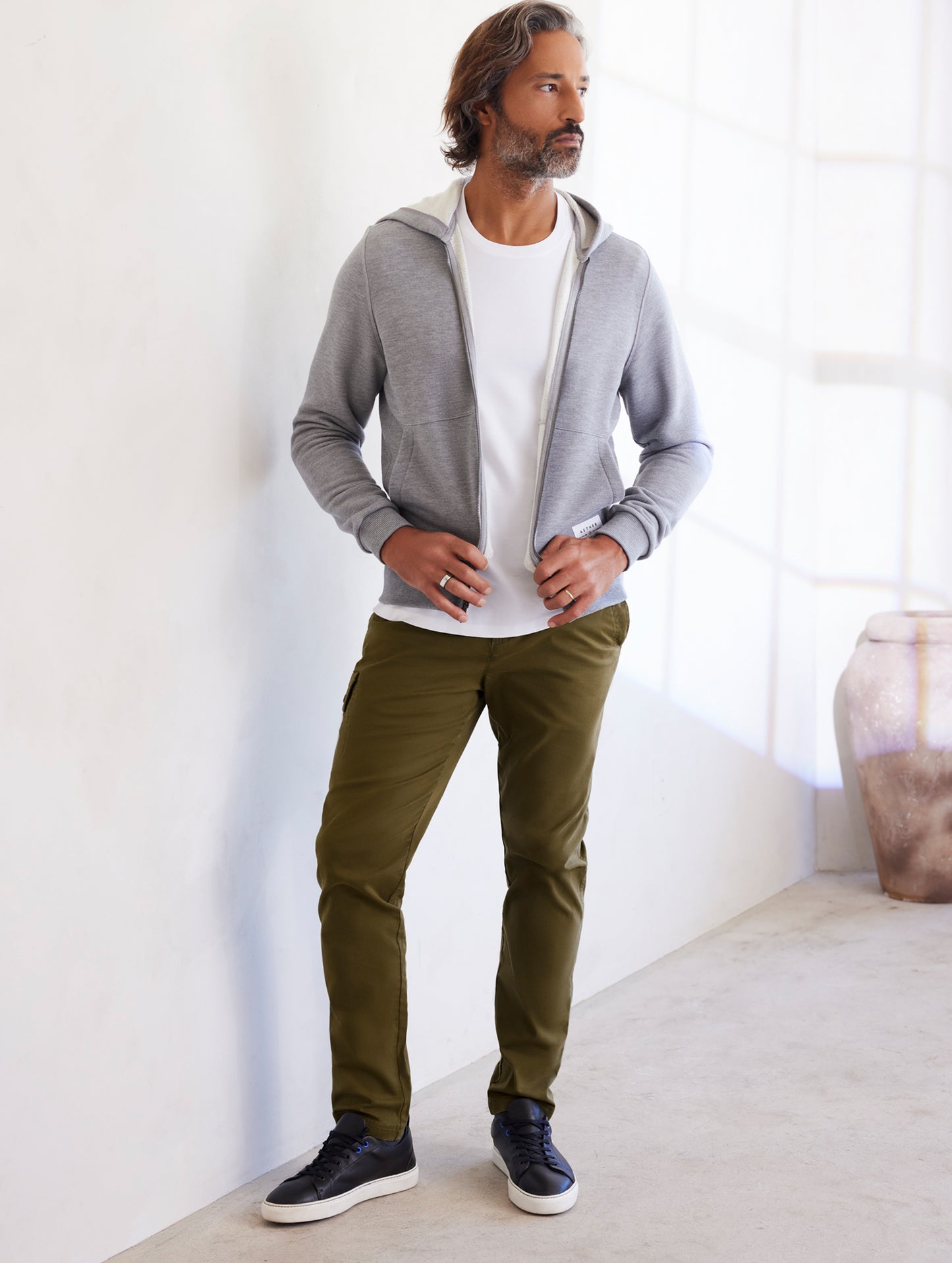 man wearing green pants from AETHER Apparel