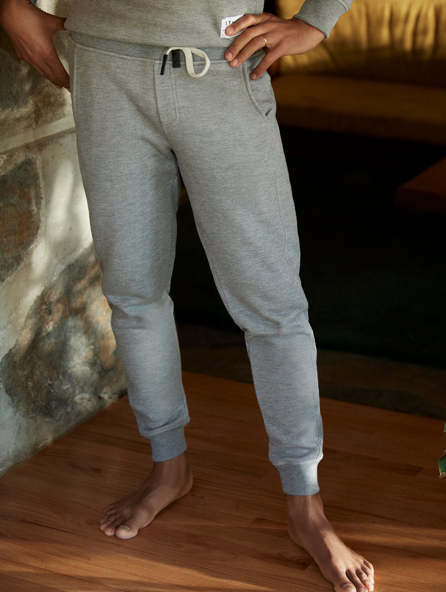 light grey sweatpants for men