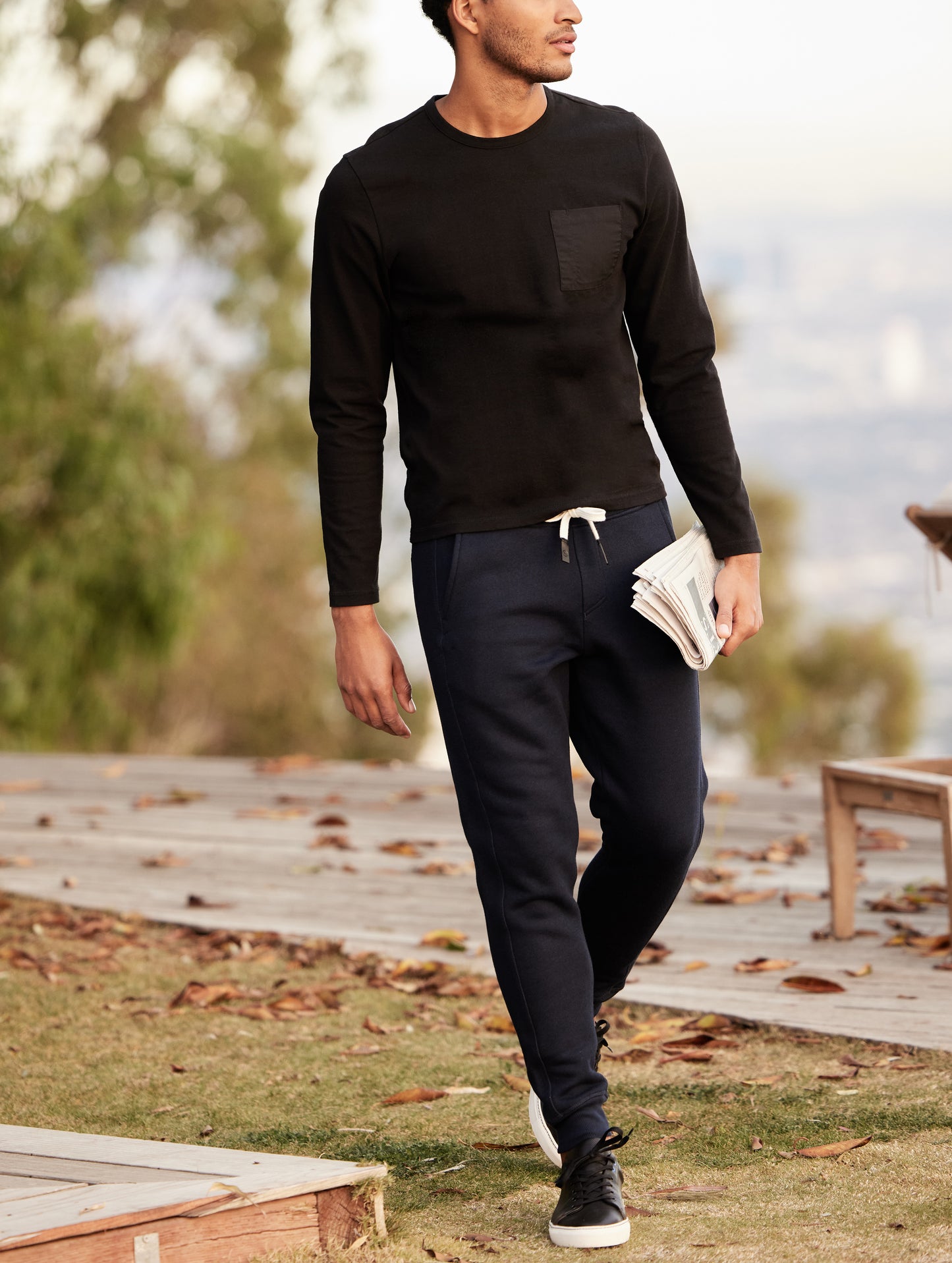 navy sweatpants for men