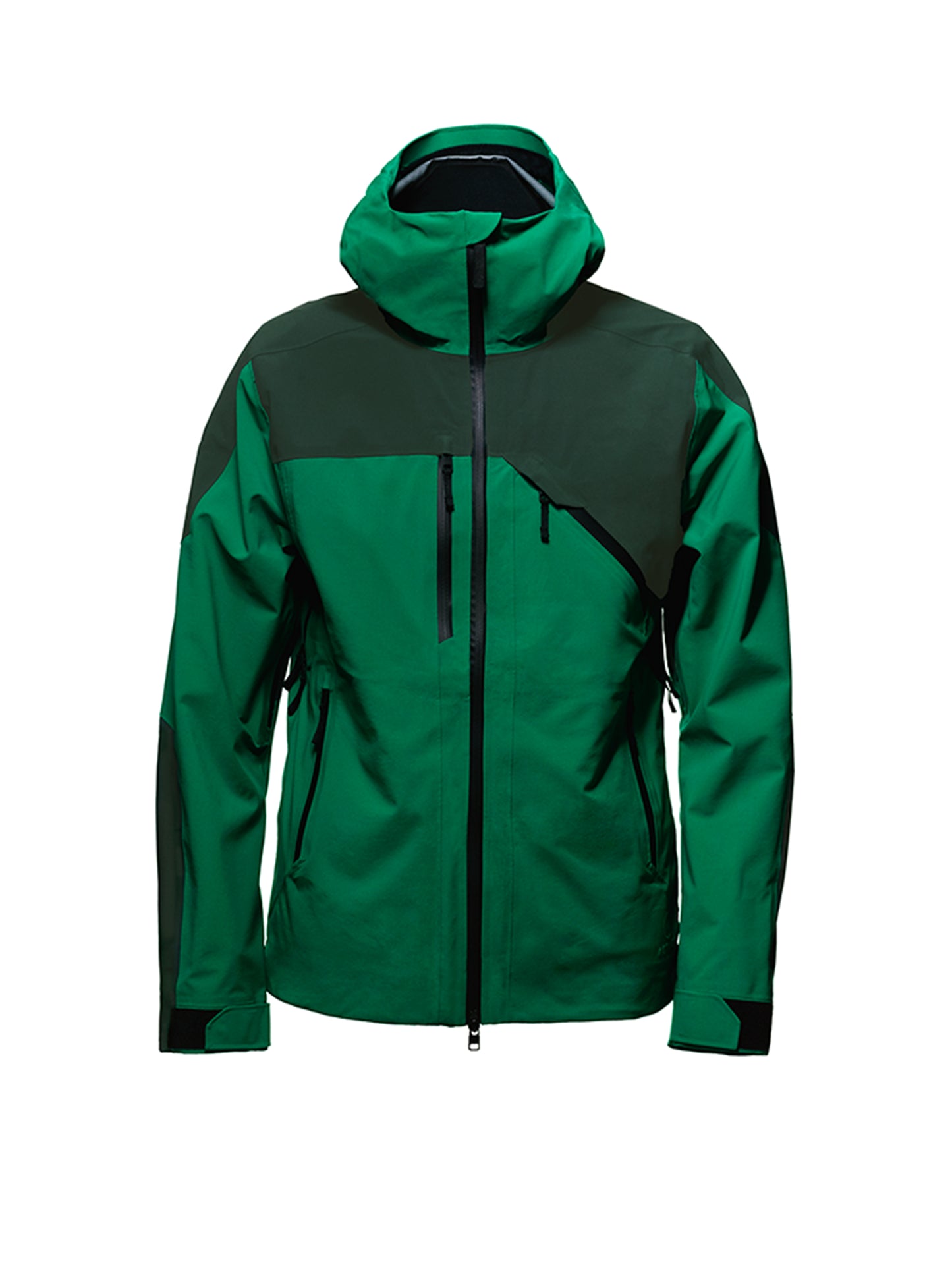 Isolated view of men's green Fusion Shell from AETHER Apparel.