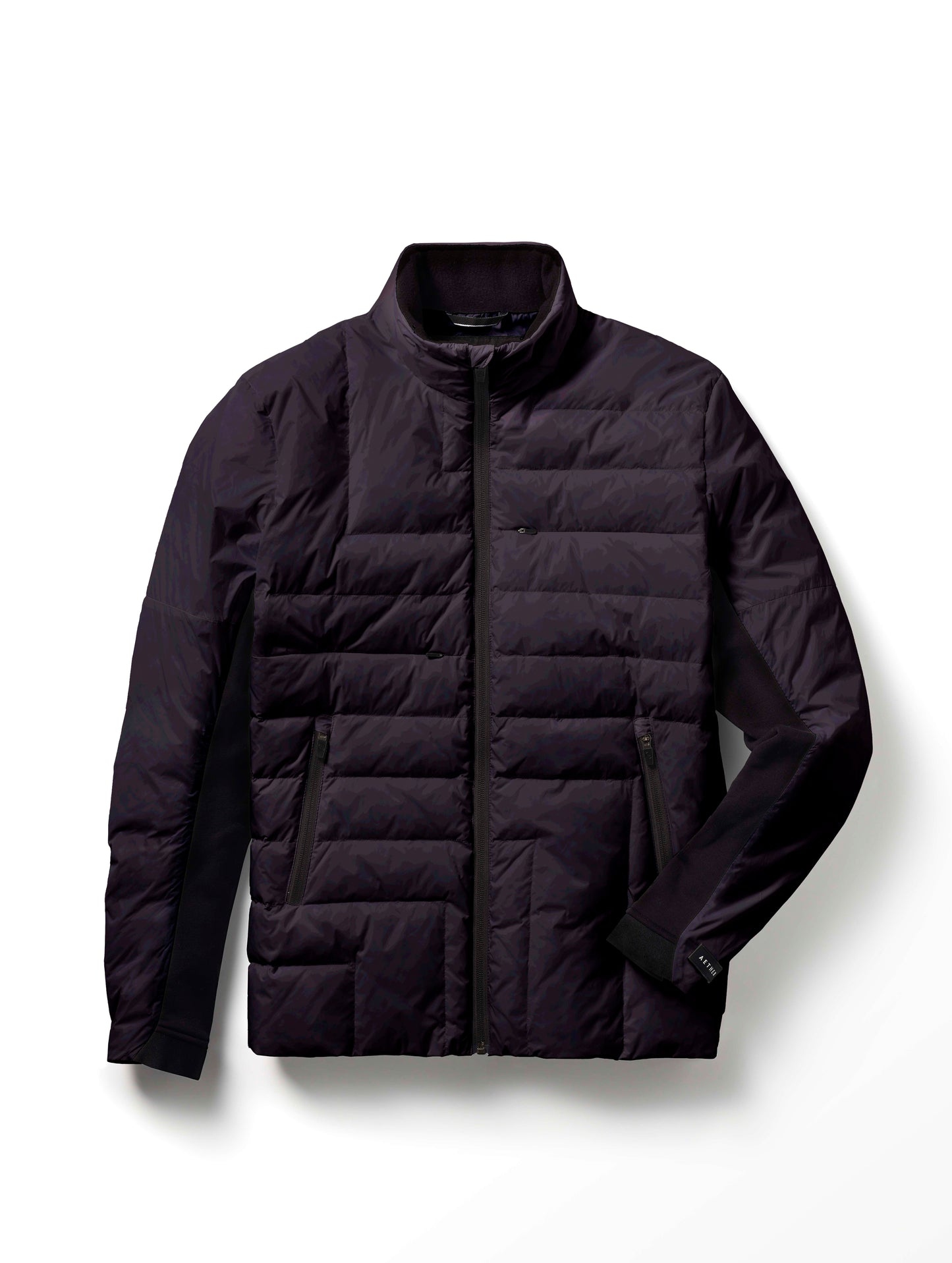 quilted black jacket for men