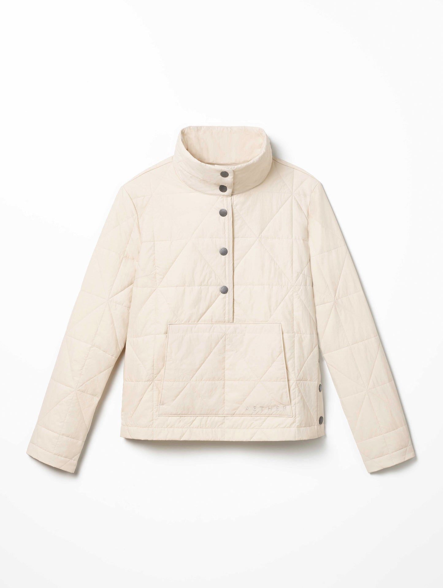 woman wearing light beige pullover