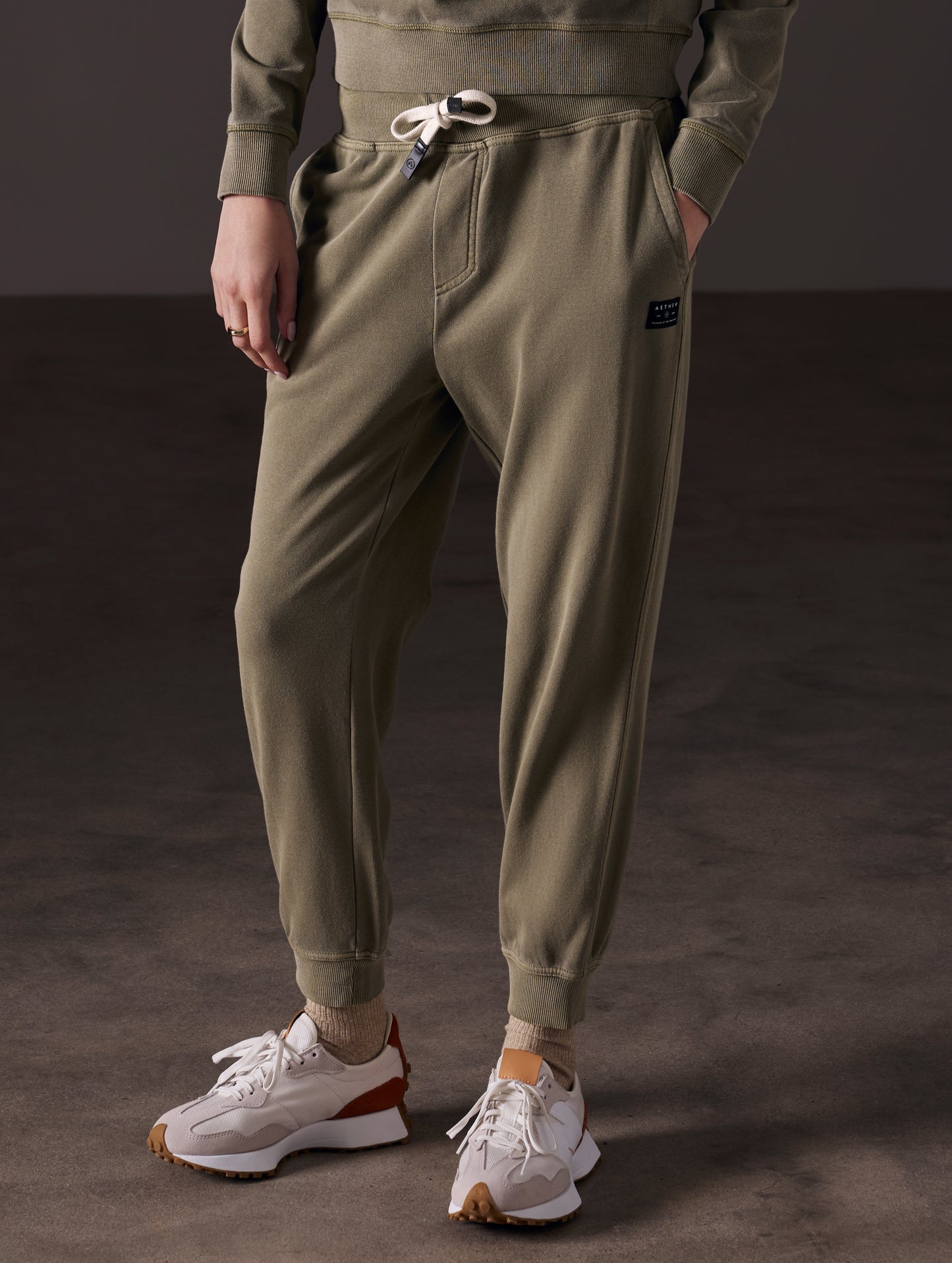 green jogger for women from AETHER Apparel