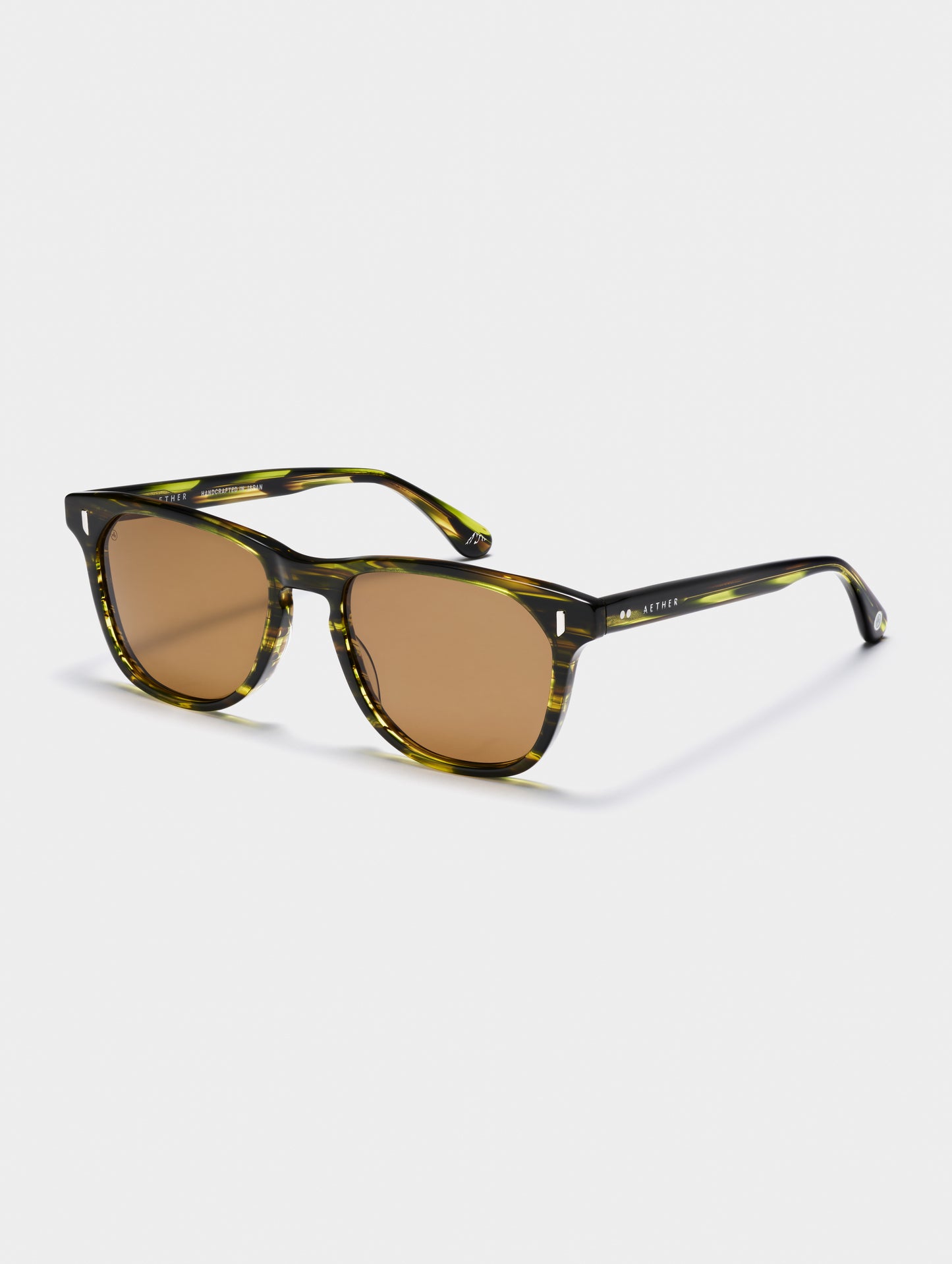 Yosemite Sunglass - Green Tortoise (Brown Lens)