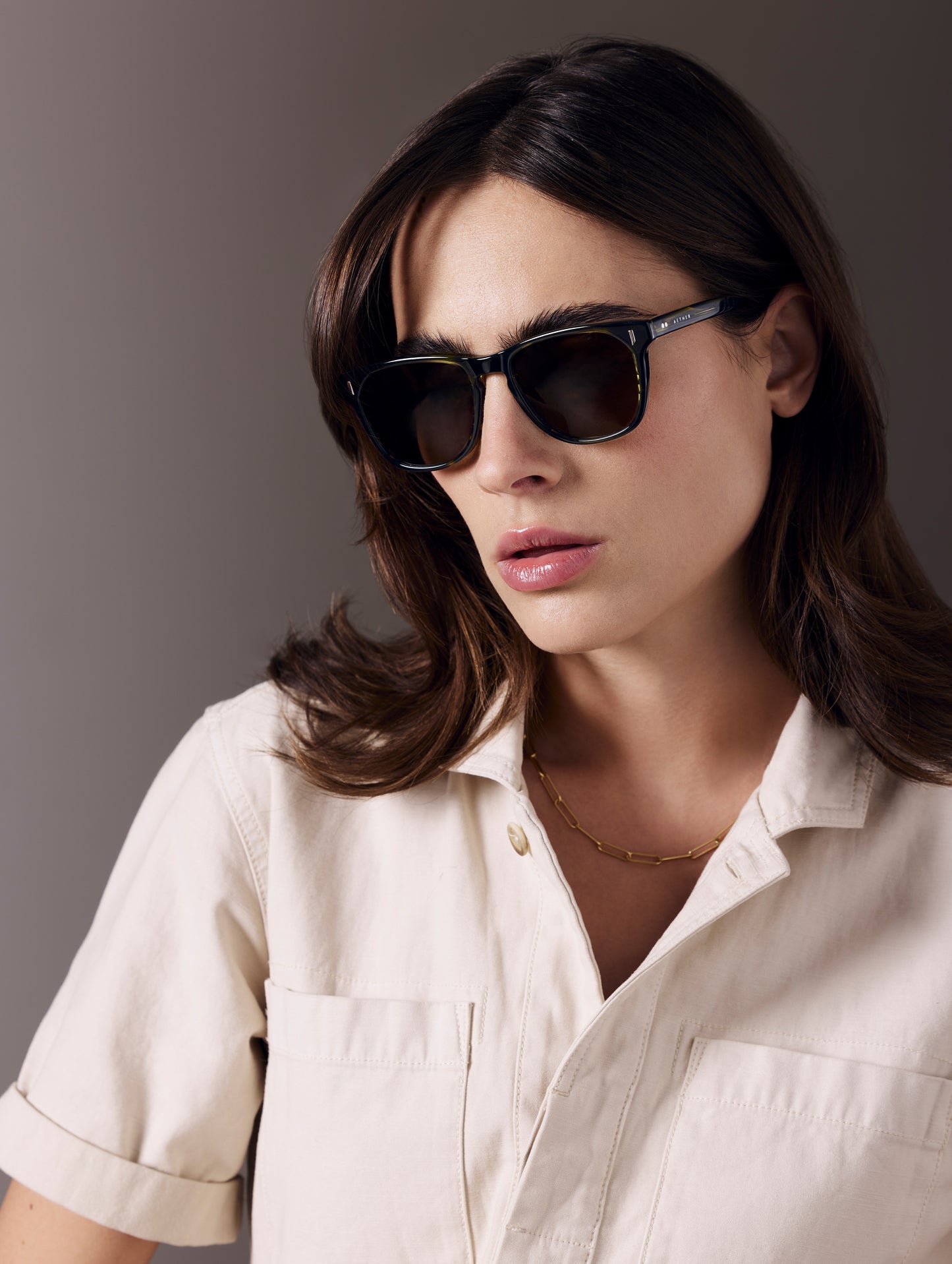 Yosemite Sunglass - Green Tortoise (Brown Lens)