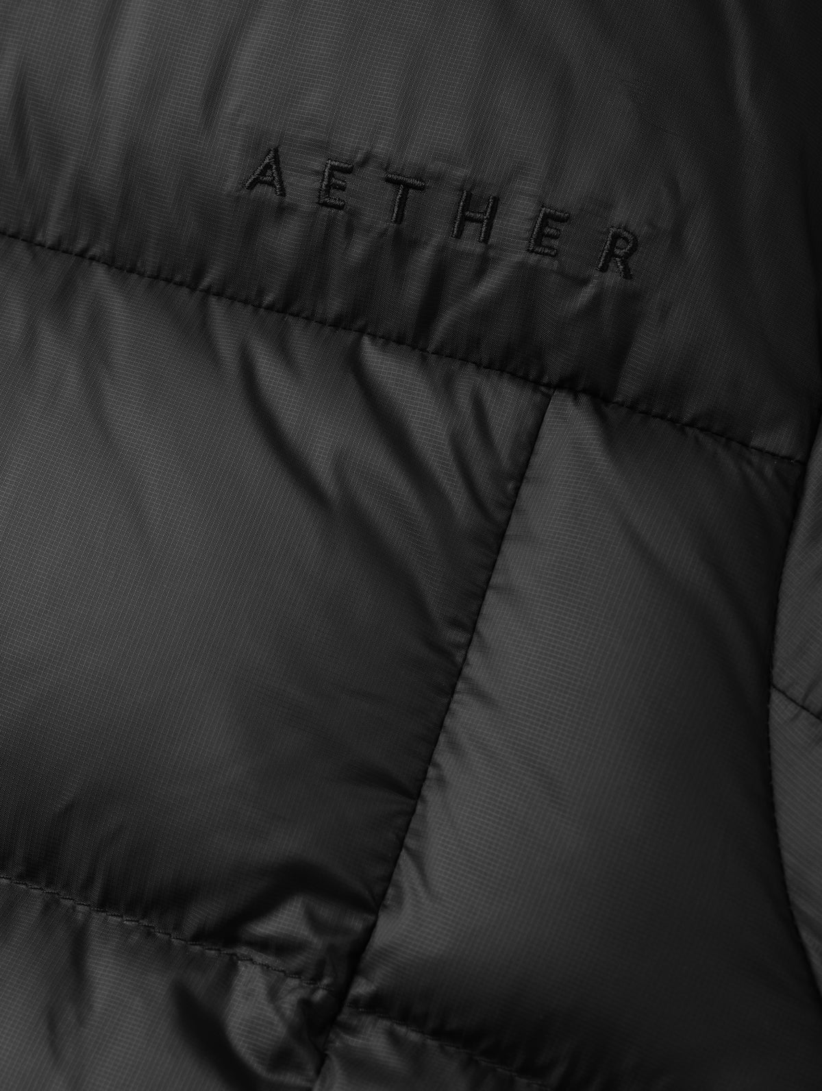 Aura Puffer Jacket - Onyx Black