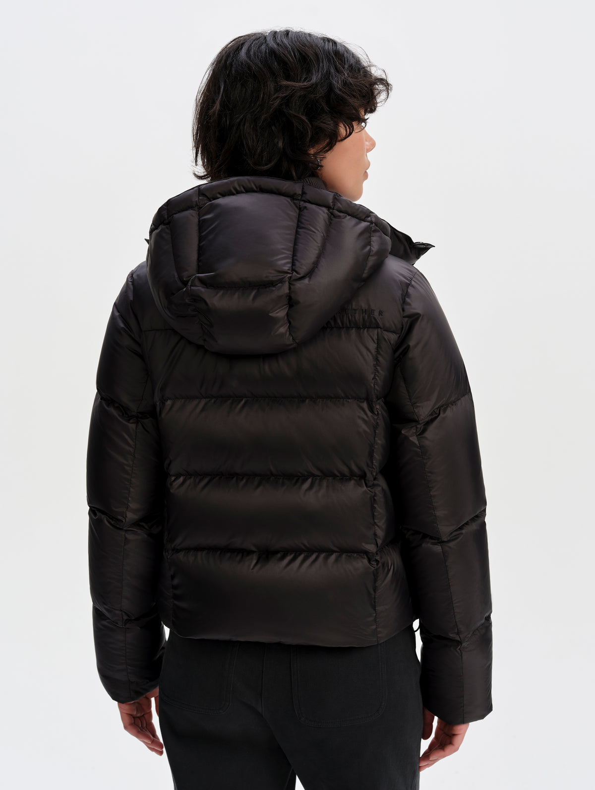 Aura Puffer Jacket - Onyx Black