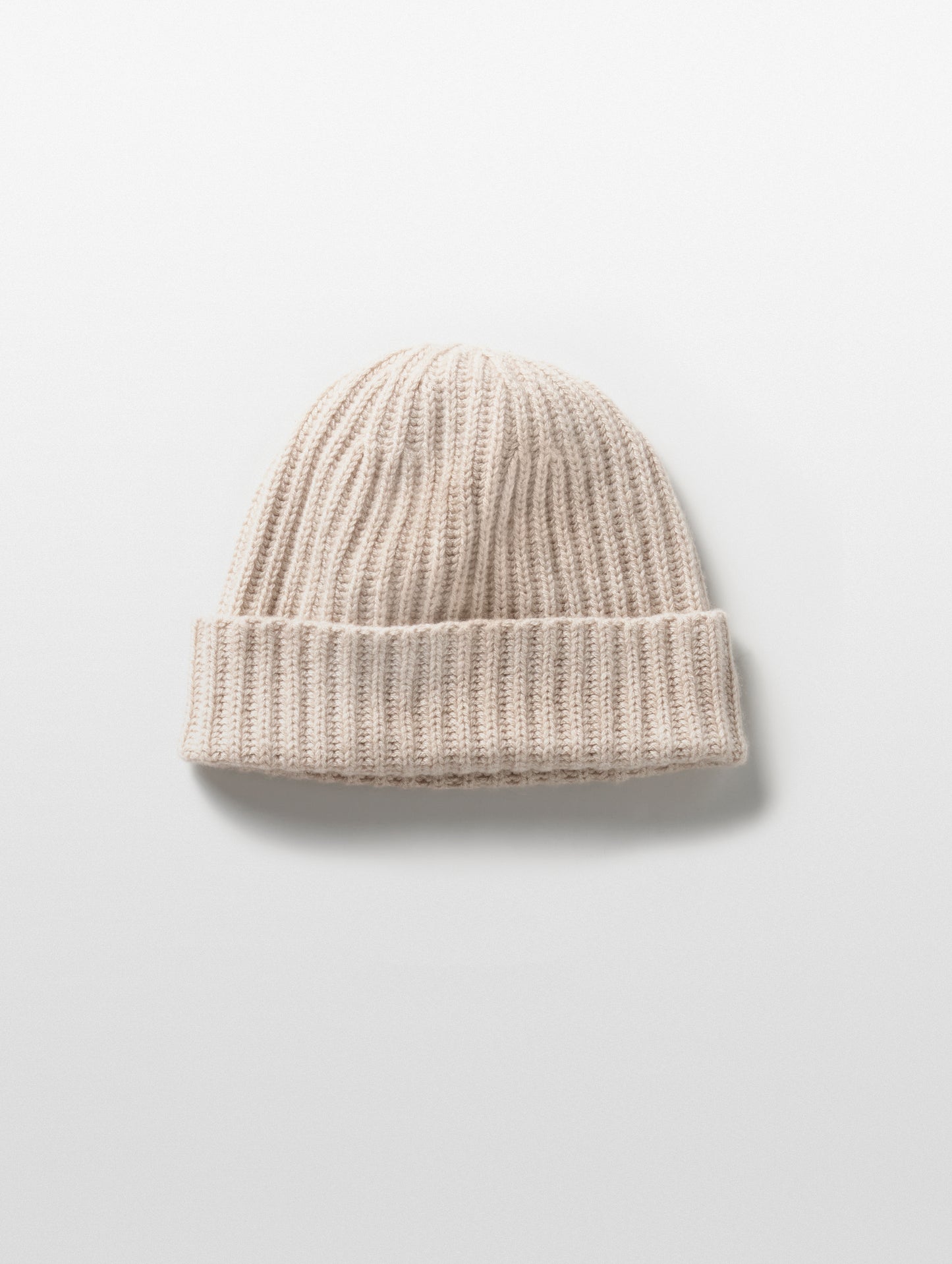 beige cashmere hat from AETHER Apparel