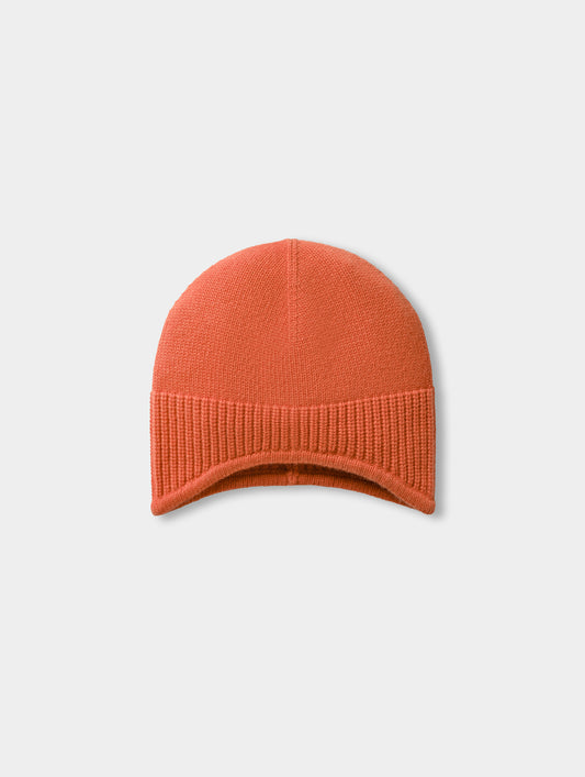 Castel Cashmere Beanie - Madeira Orange