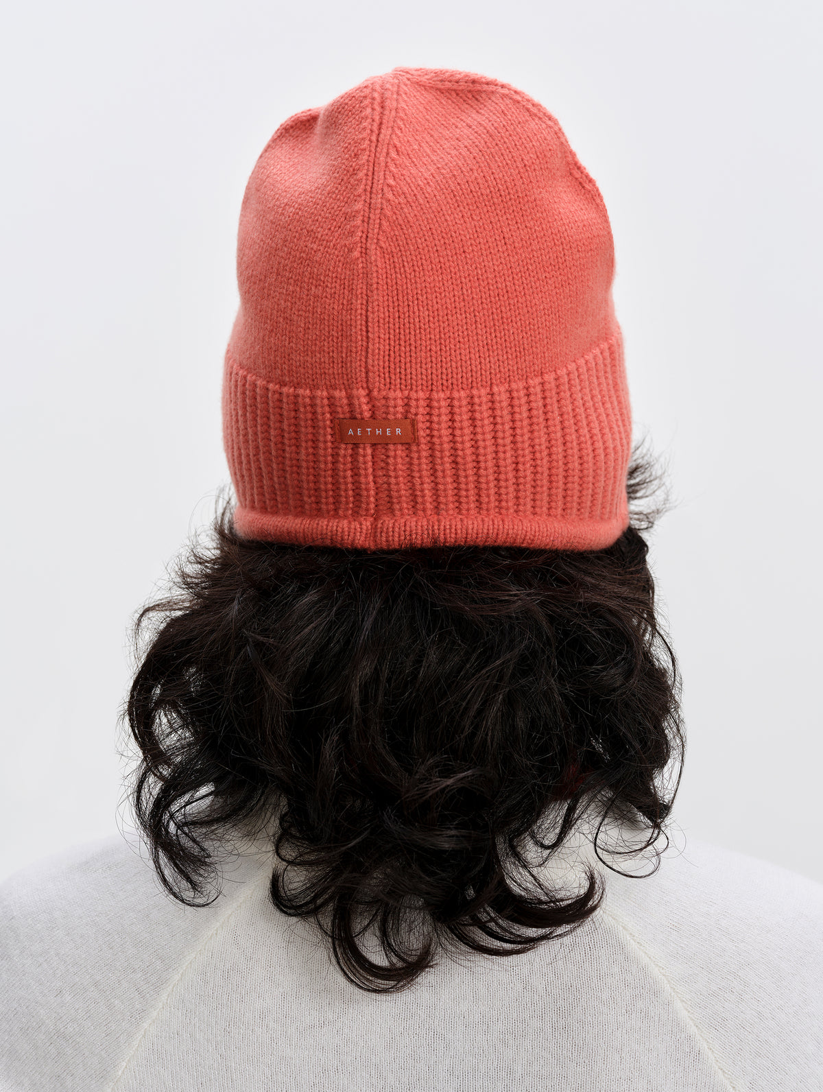Castel Cashmere Beanie - Madeira Orange