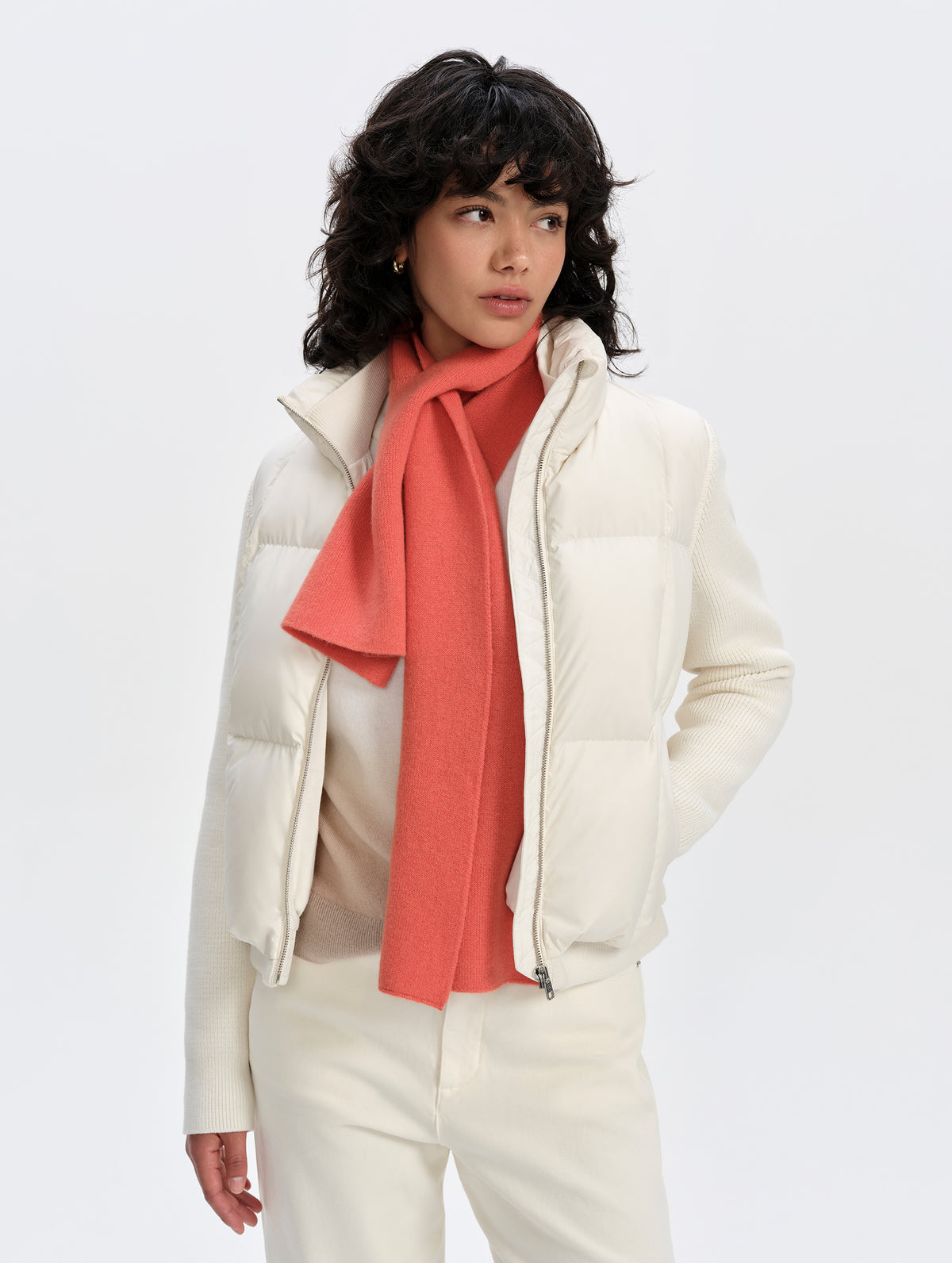 Karina Cashmere Scarf - Madeira Orange