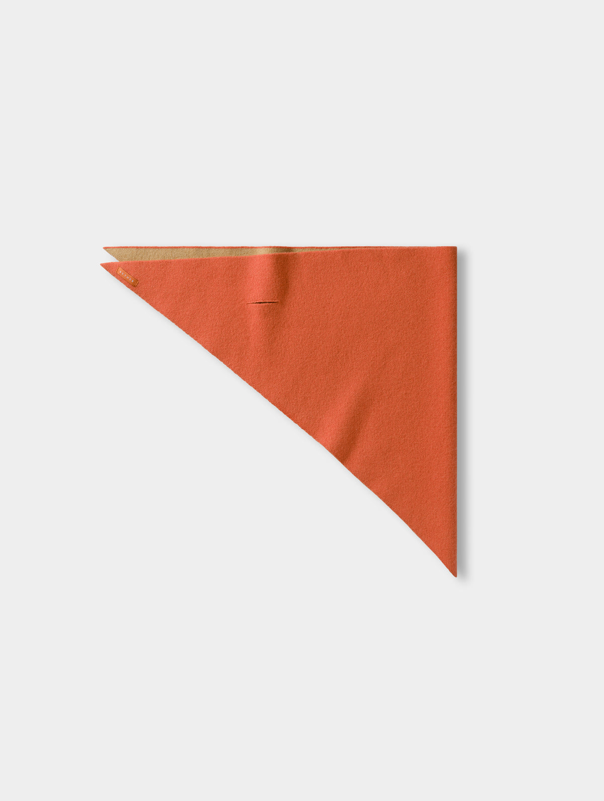Karina Triangle Cashmere Scarf - Madeira Orange