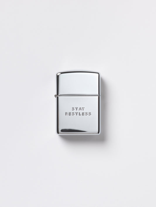 Restless Zippo Lighter - Chrome