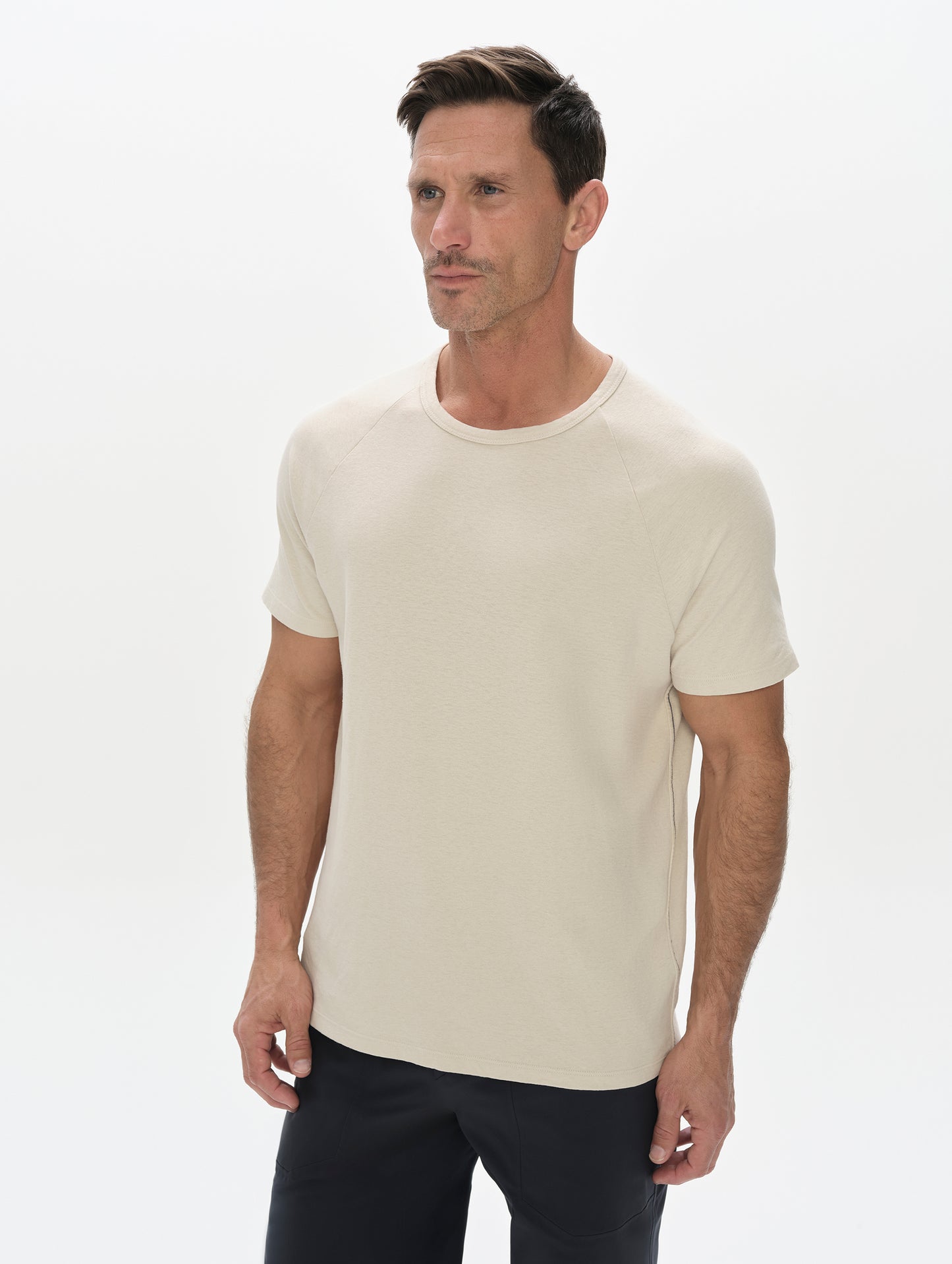 Buckhorn Cotton Raglan Tee 2.0 - Bone