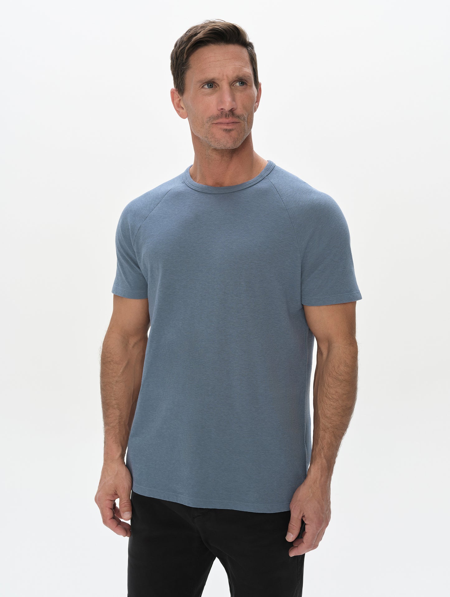 Buckhorn Cotton Raglan Tee 2.0 - Portal Blue
