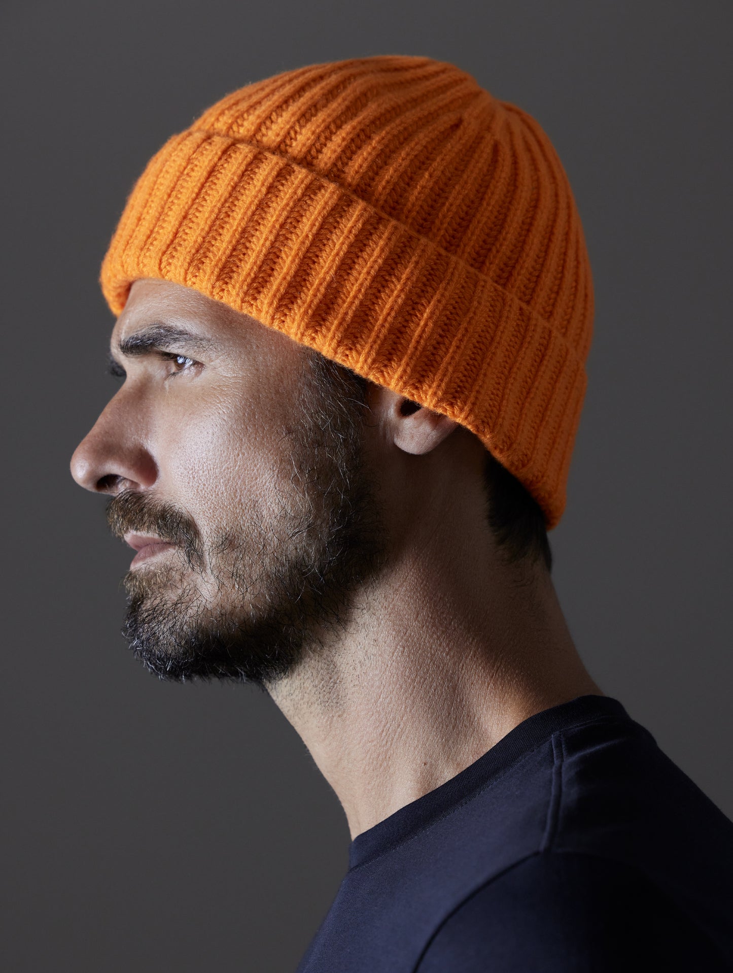 Cashmere Hat - Bitter Orange