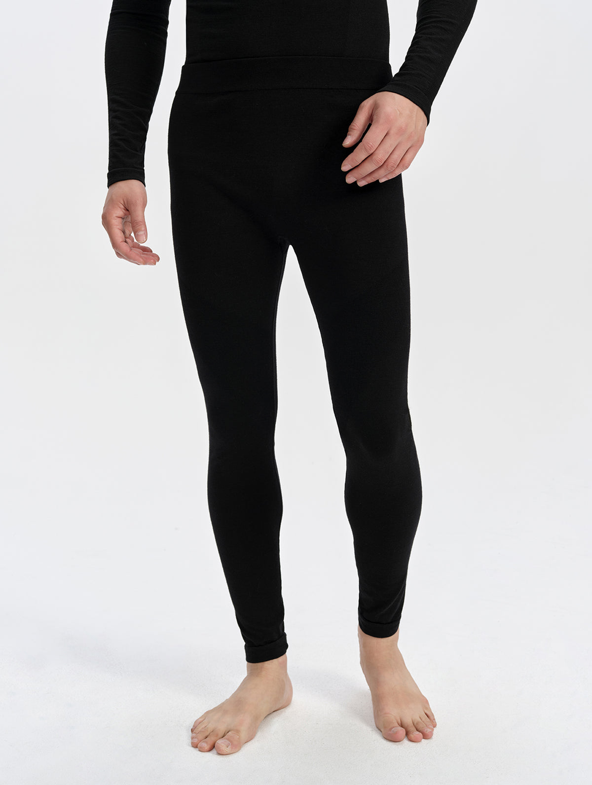Alpine Seamless Base Layer Pant - Onyx Black