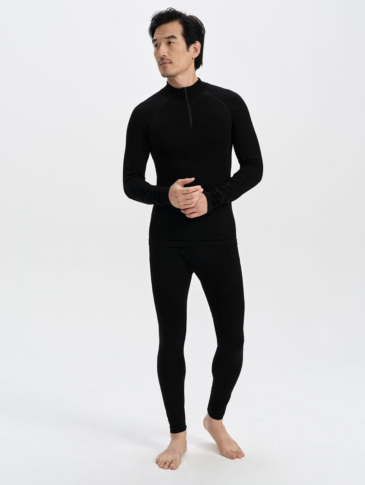 Alpine Seamless Base Layer Pant - Onyx Black