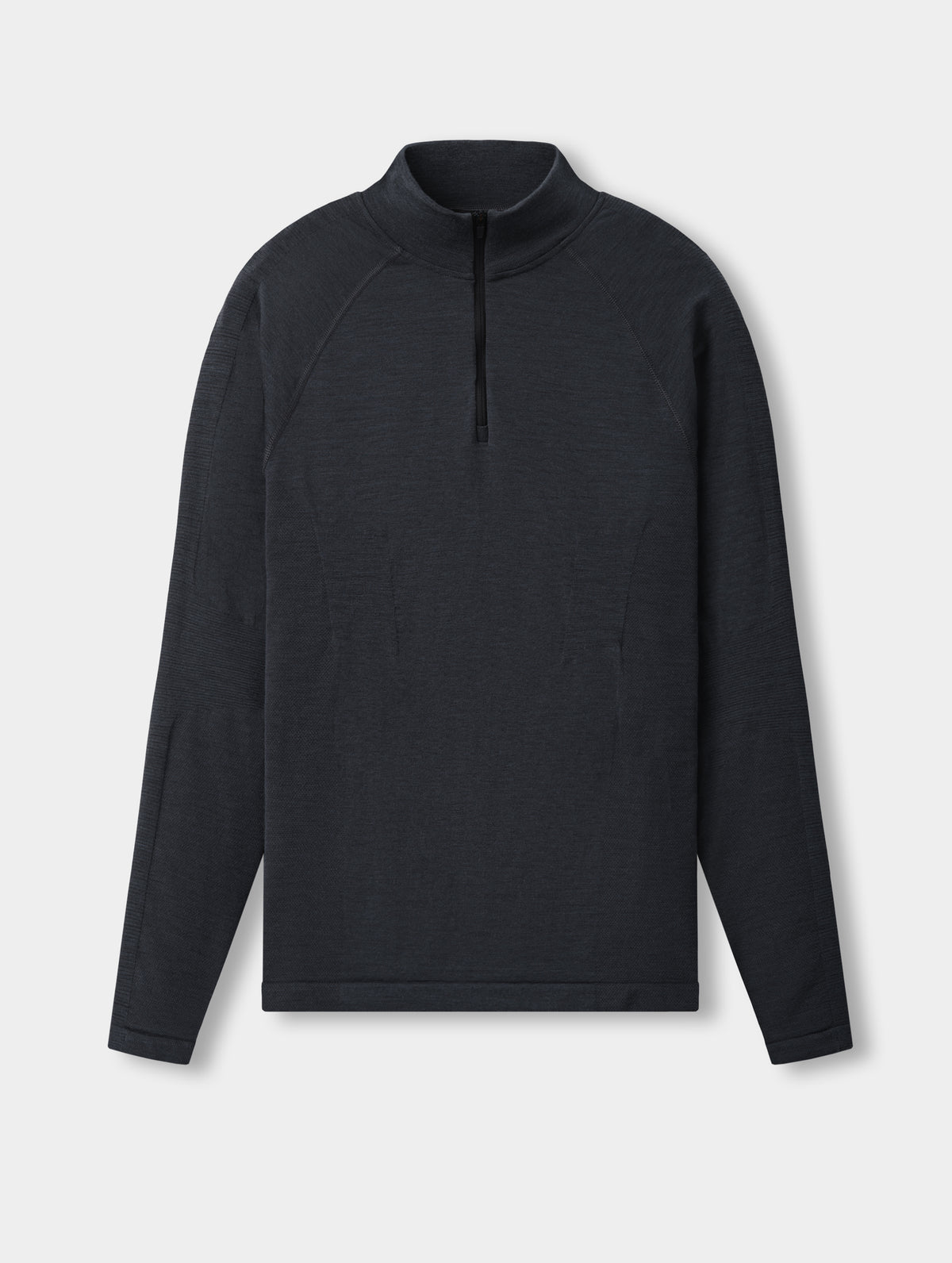 Alpine Half-Zip Seamless Base Layer - Graphite
