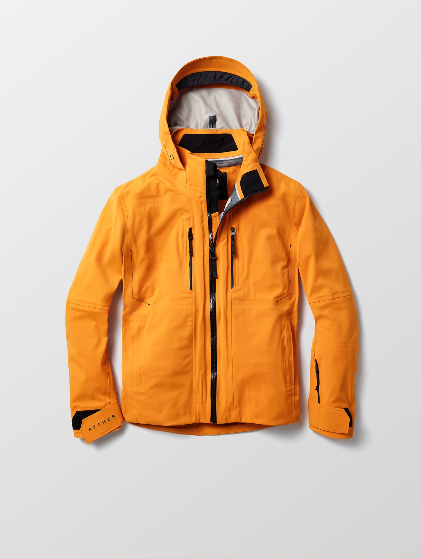 orange snow shell from AETHER Apparel