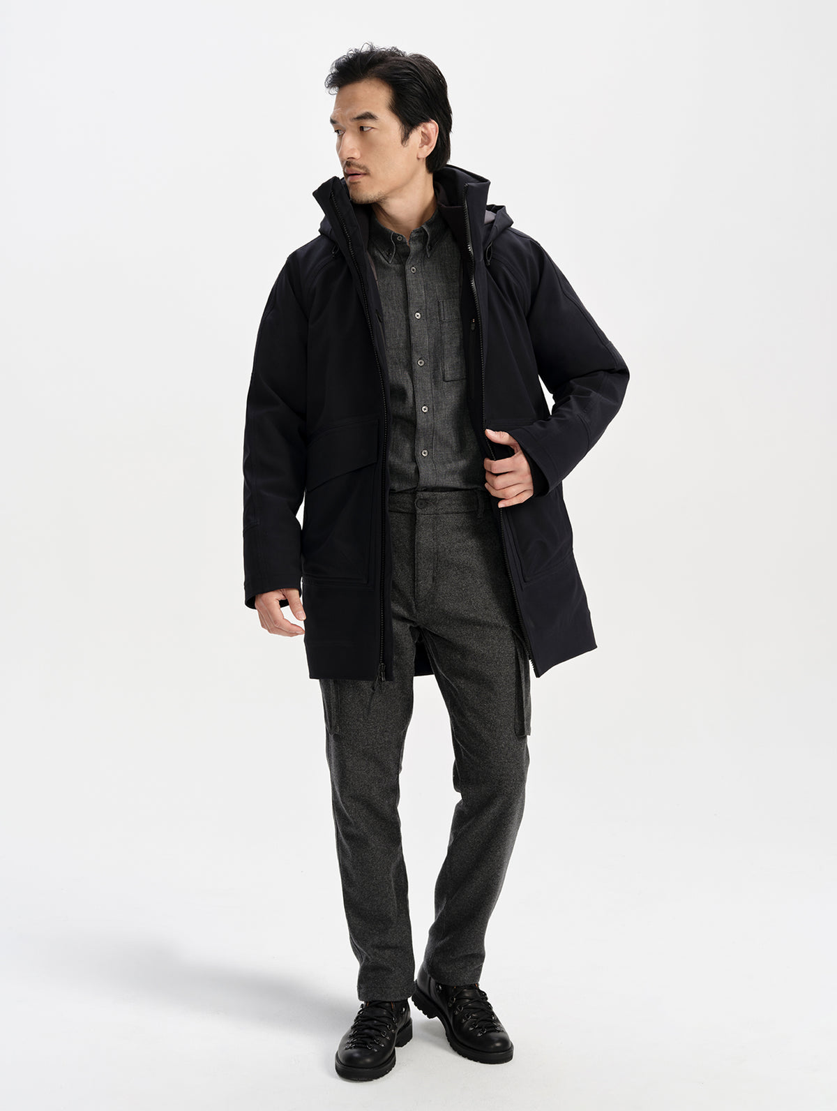 Anchorage Down Jacket - Onyx Black