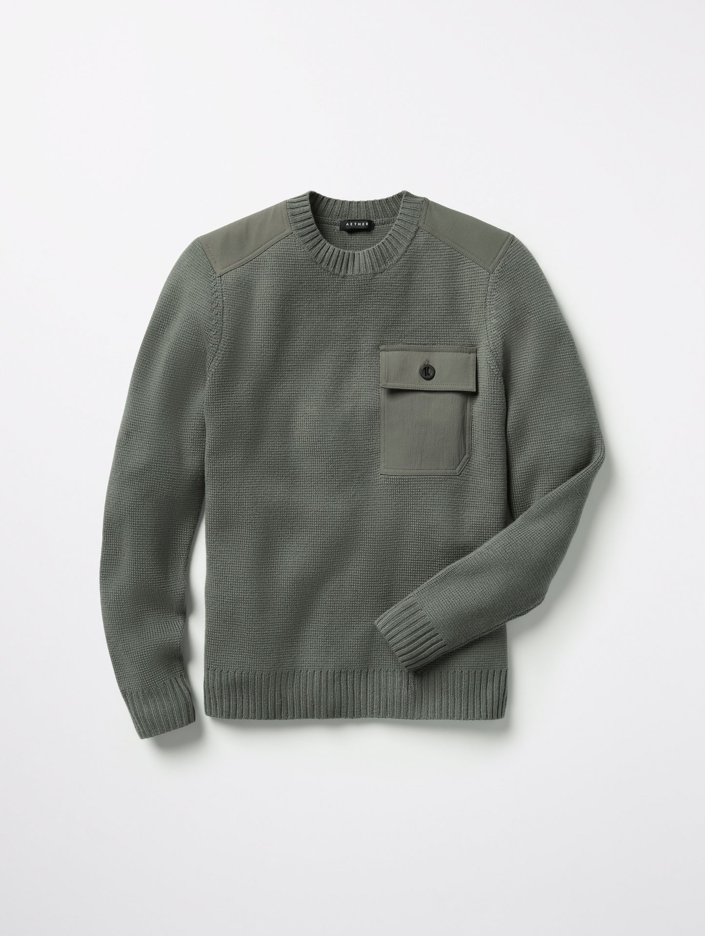 men's grey sweater from AETHER Apparel