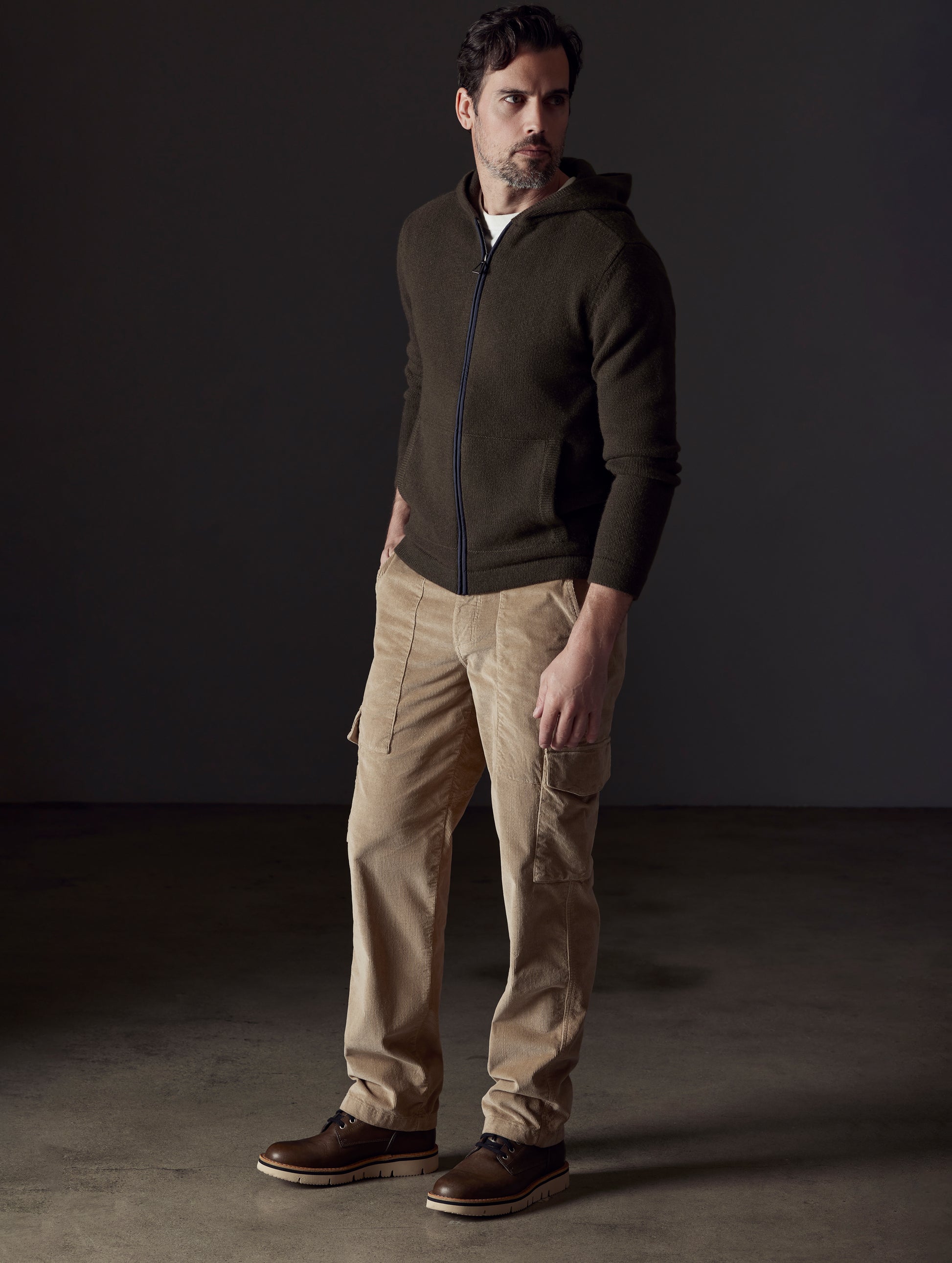 light brown corduroy pant from AETHER Apparel