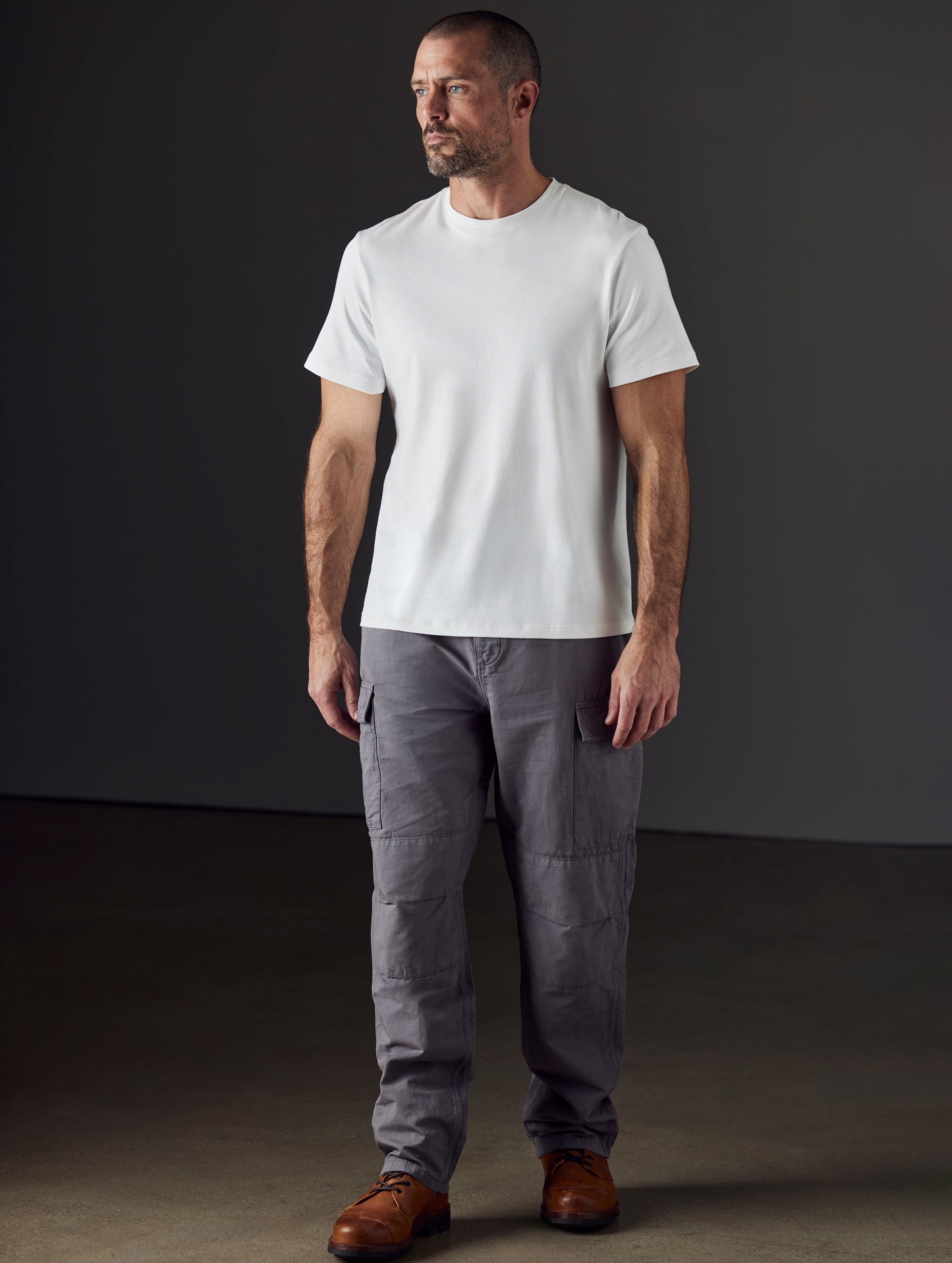 grey fatigue pants from AETHER Apparel