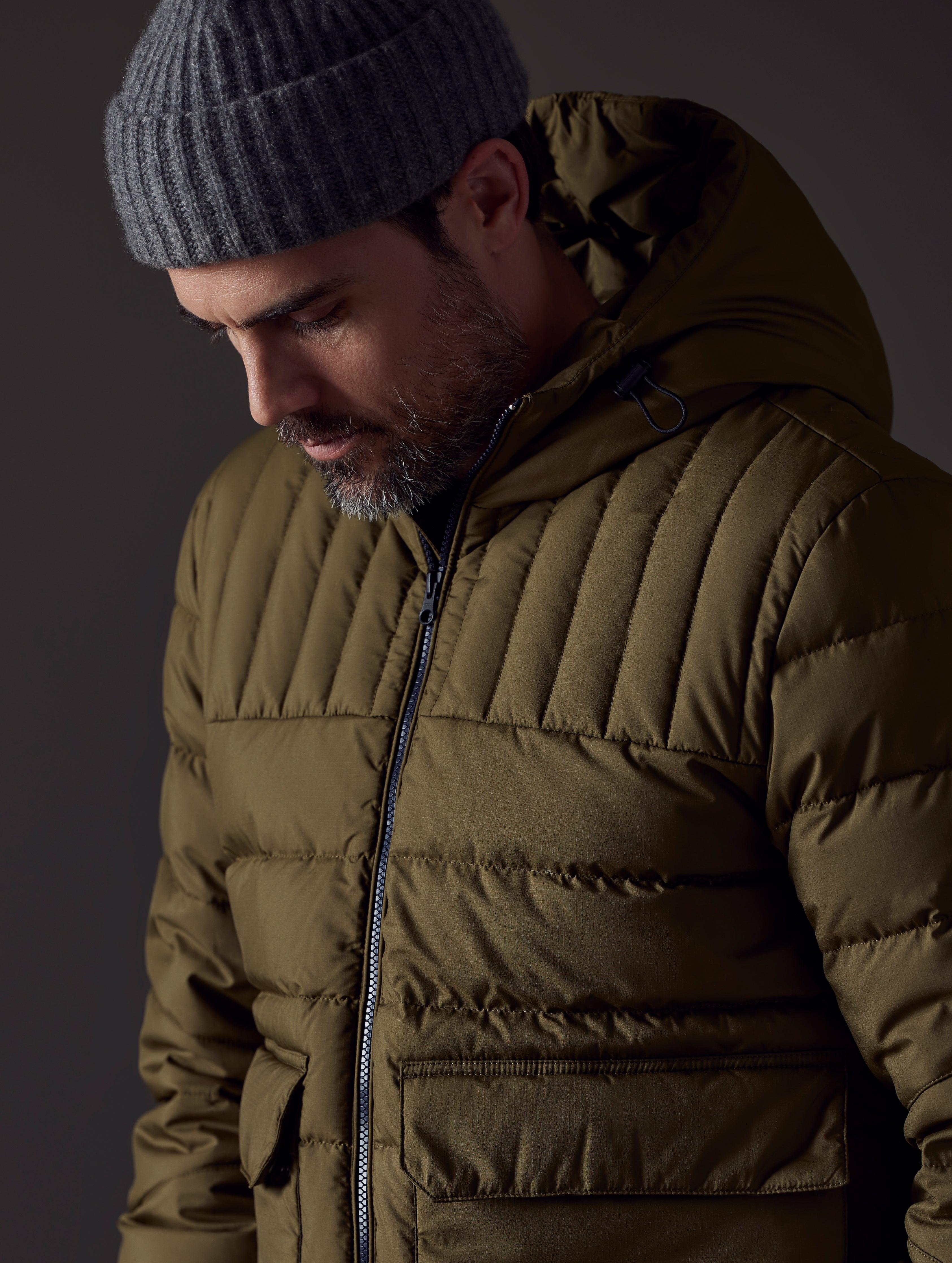 Hudson Down Jacket - Command Green – Aether Apparel